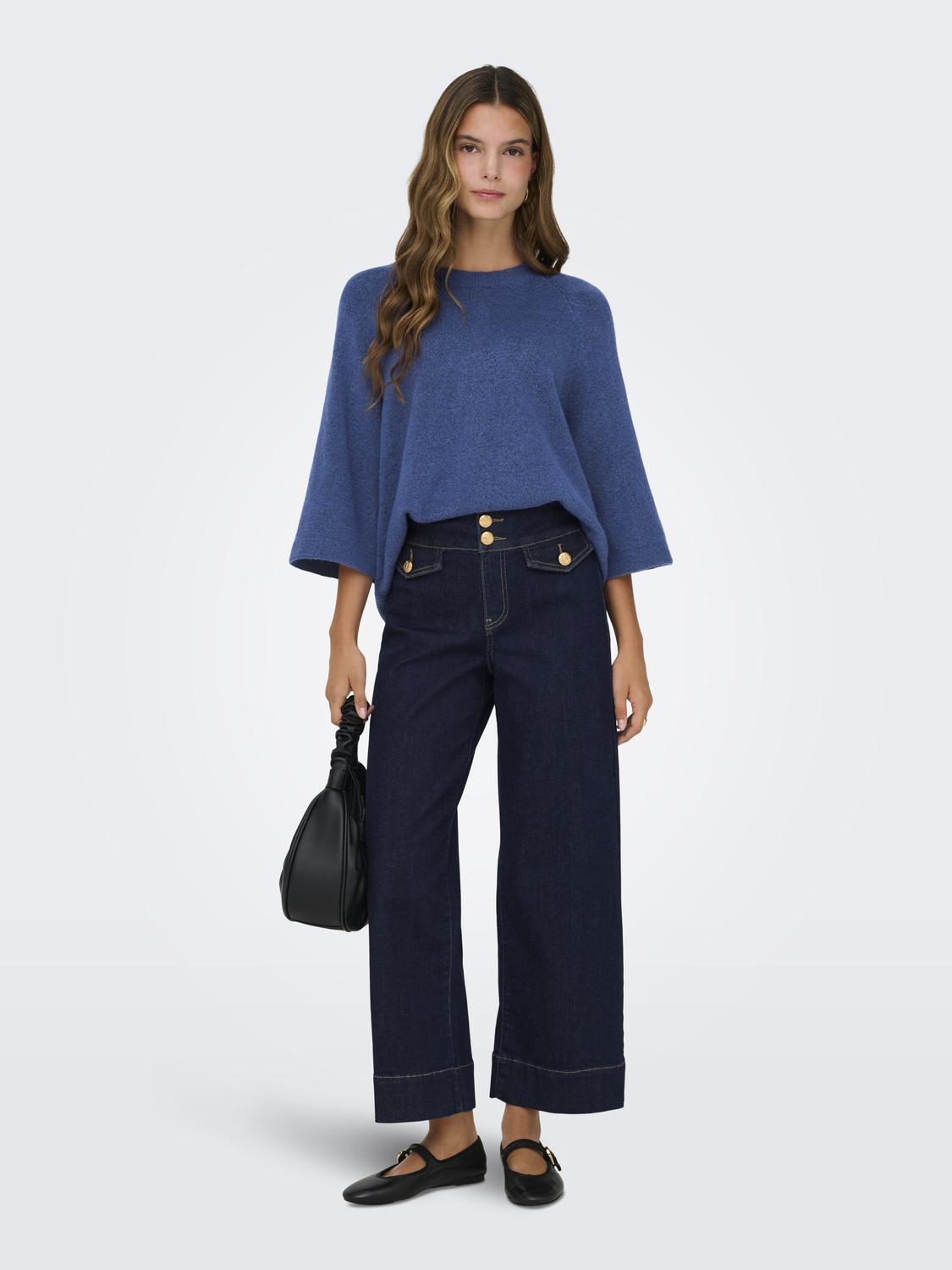 ONLSIMONI 3/4 PULLOVER KNT NOOS - 6
