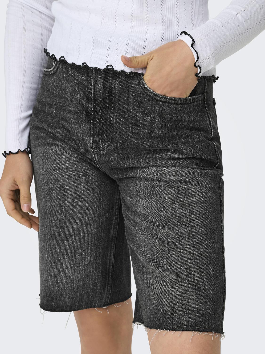 ONLCARO HW LONG RW SHORTS AZG64 DNM