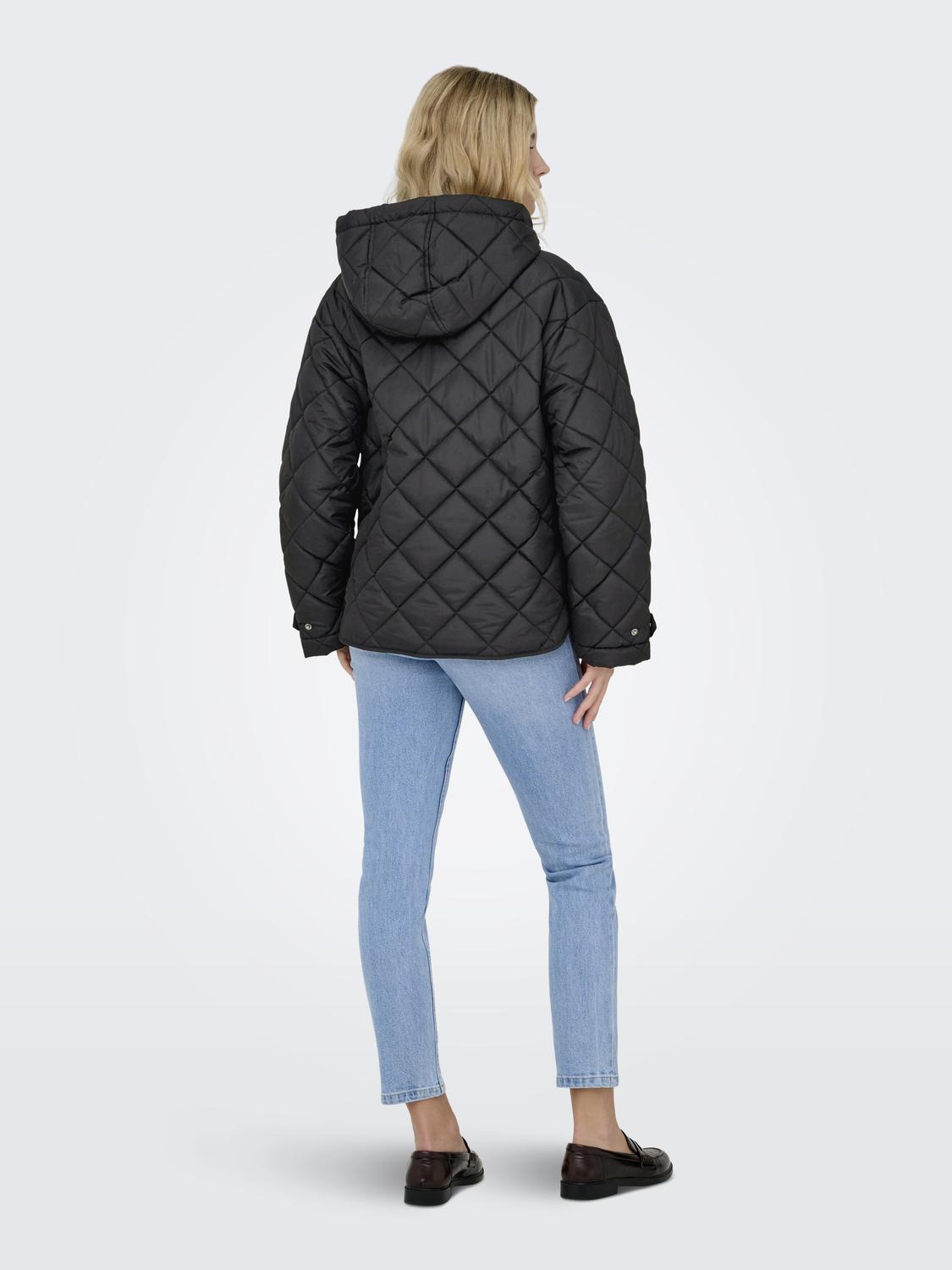 ONLJULIET QUILTED HOOD JACKET OTW - 2