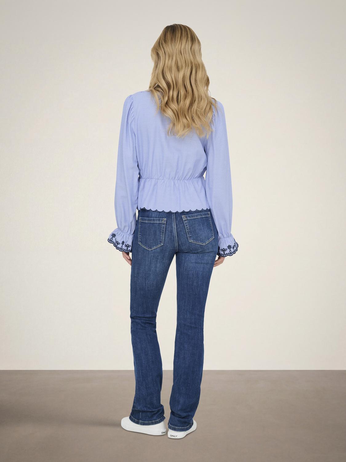 JDYSAVANNAH L/S EMB TIE TOP WVN EXP - 2