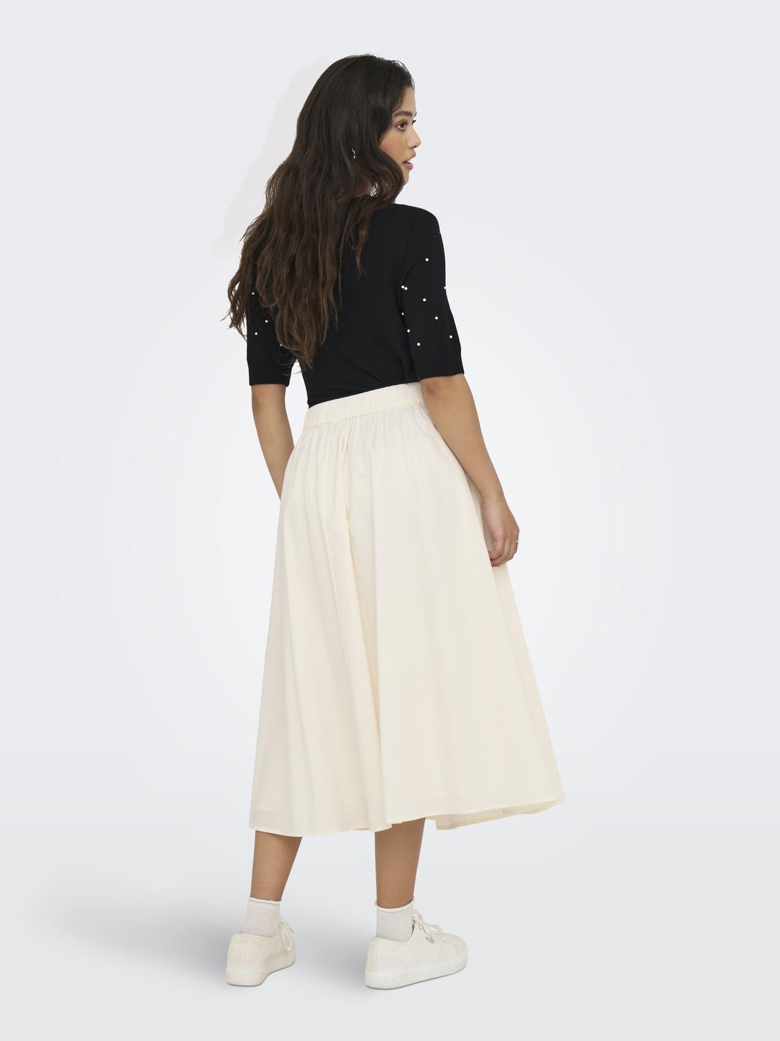 ONLMAILA LONG PLEAT SKIRT WVN - 2