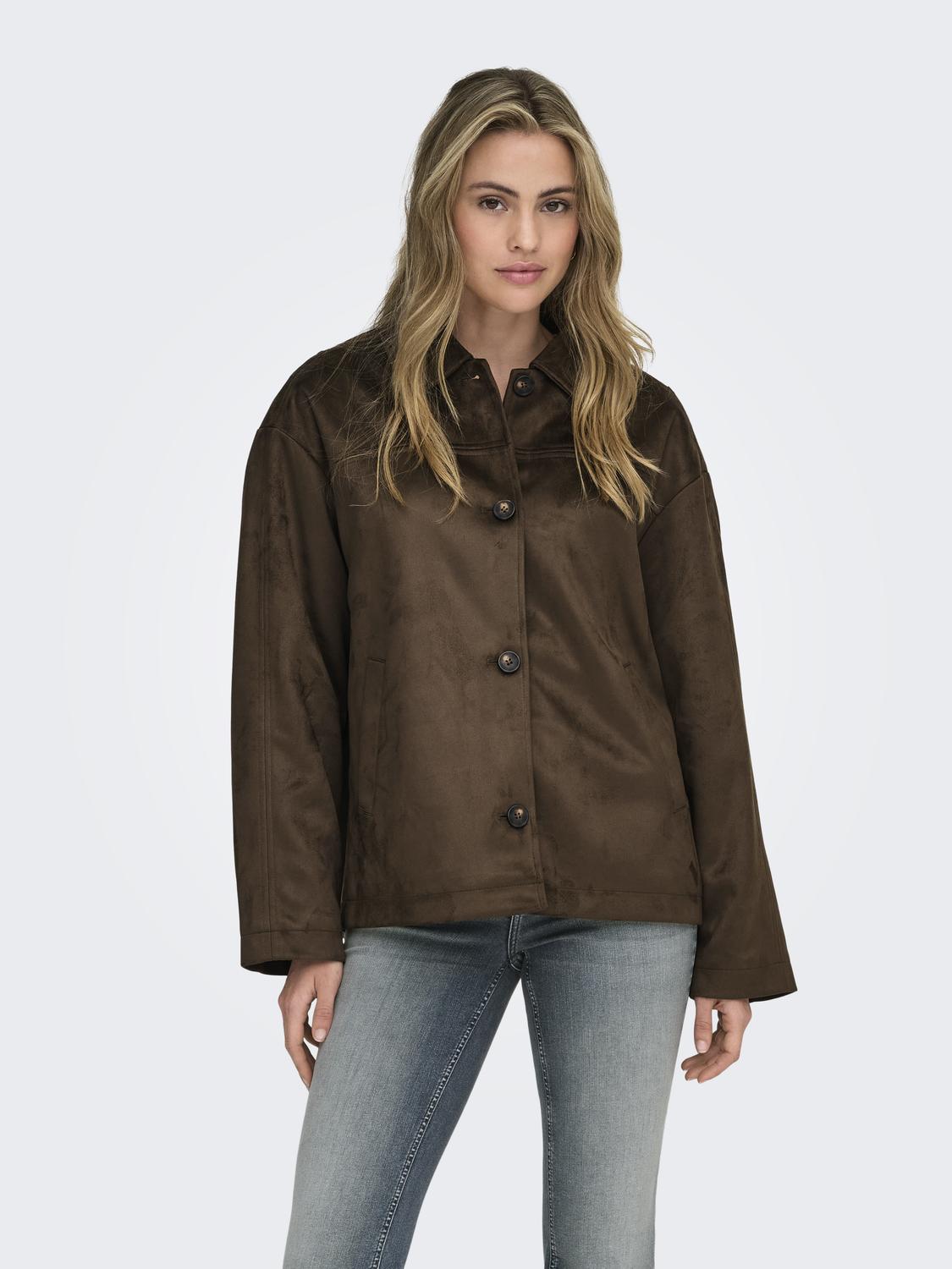 ONLCAROLINA FAUX SUEDE JACKET CC OTW
