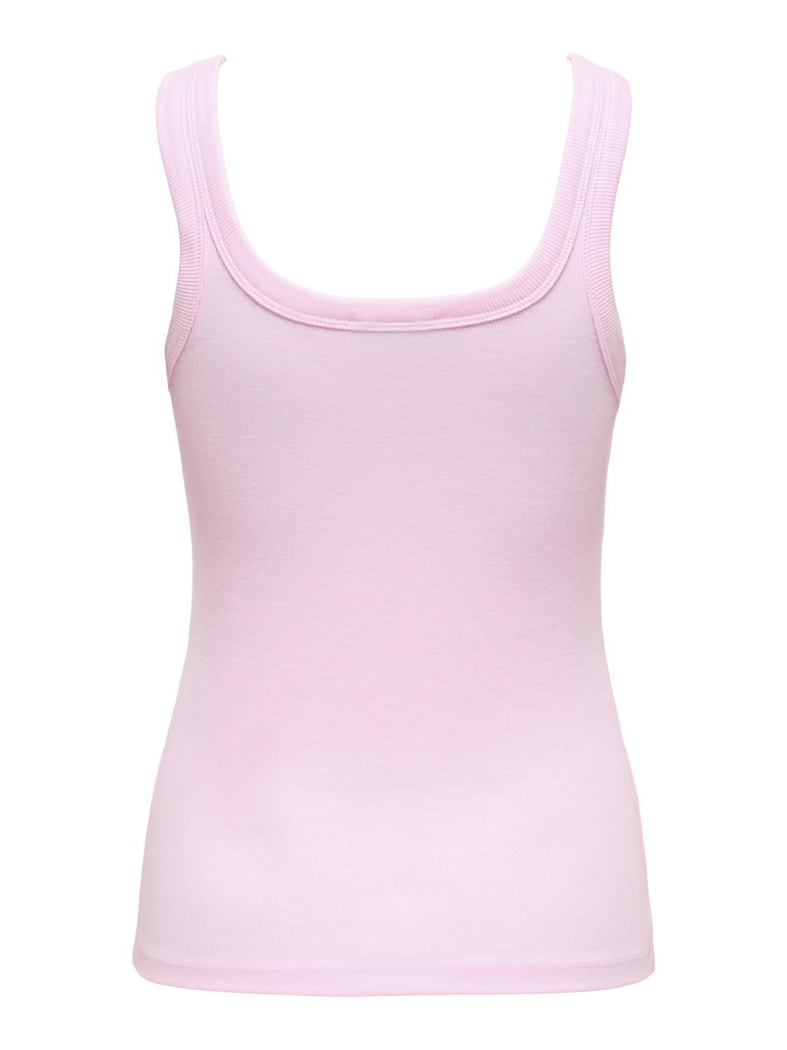 PGJUNE Regular Fit Basic Top med stilfuld U-hals - 2