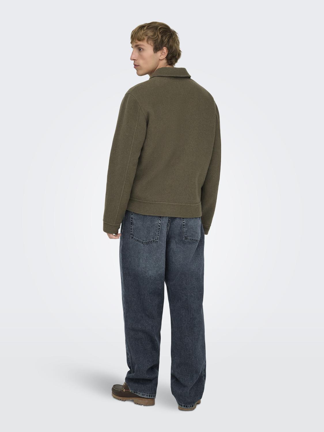 ONSDENZEL WOOL JACKET OTW - 2