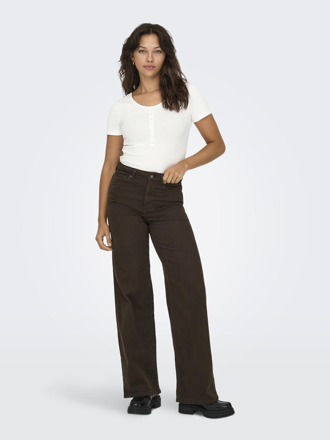 ONLMADISON BLUSH HW WIDE COLOR DNM NOOS - 6