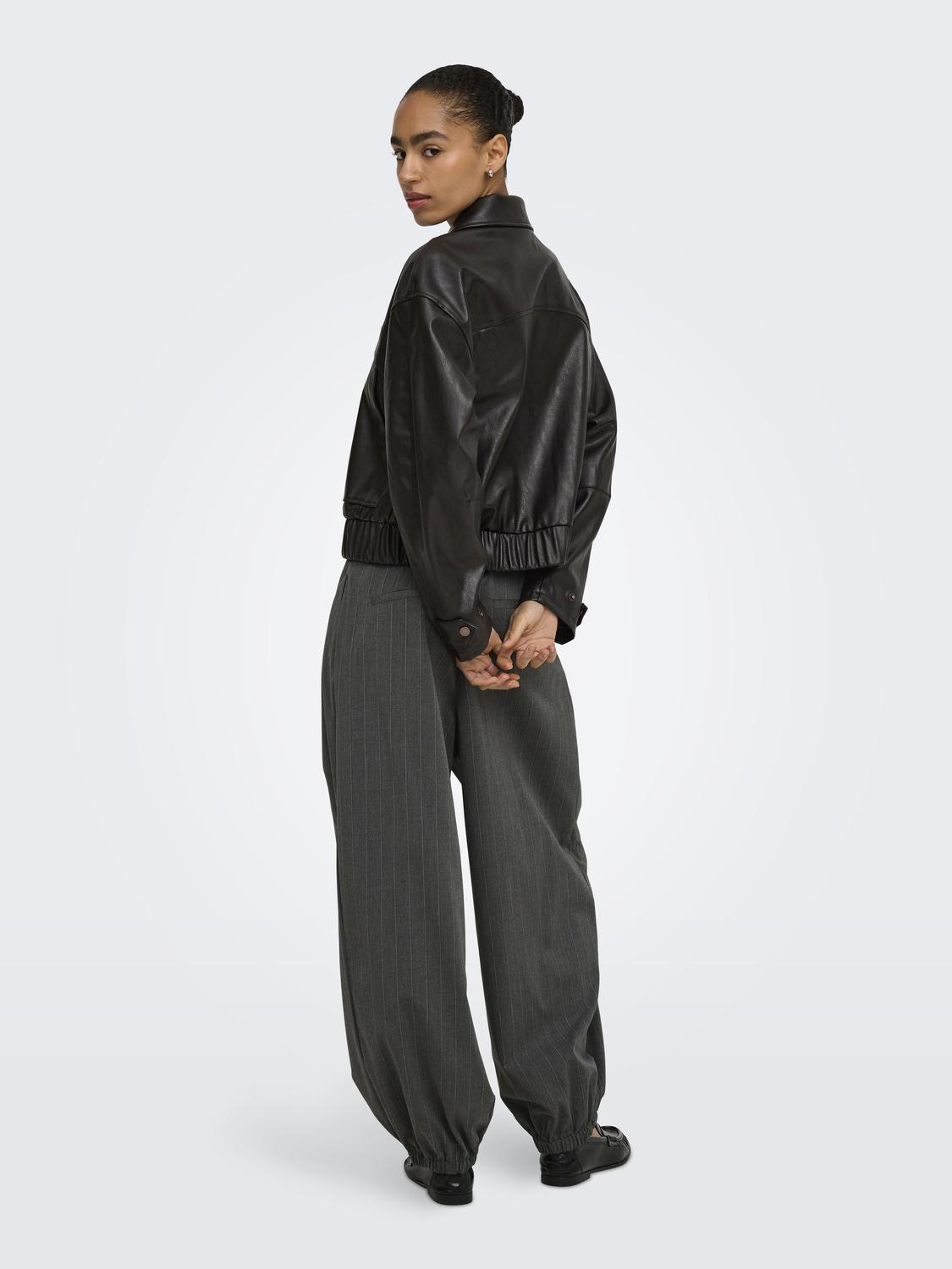 ONLMELLE FAUX LEATHER JACKET OTW - 2