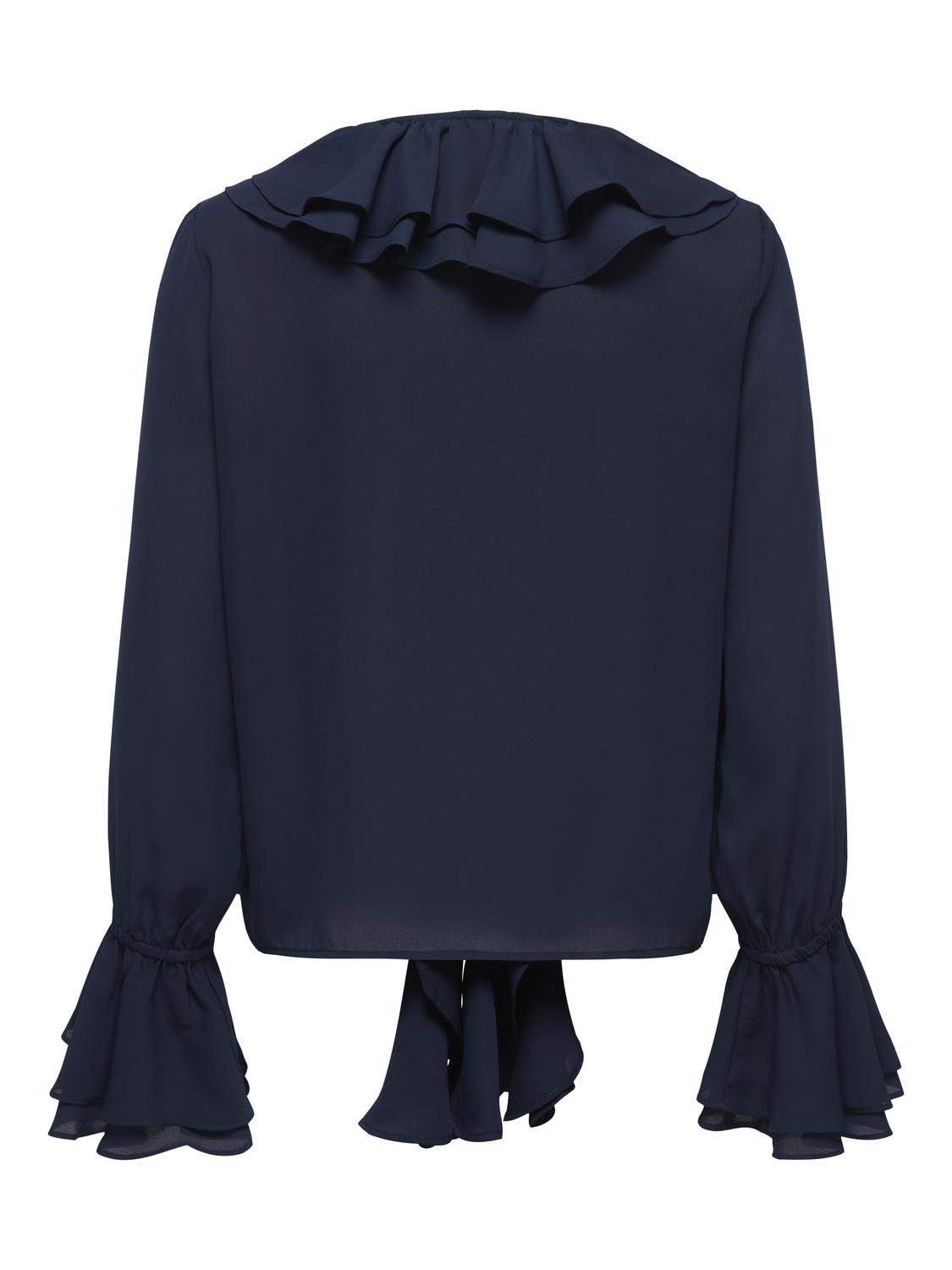 STUMATIN Bluse med volanger og volumermer - 2