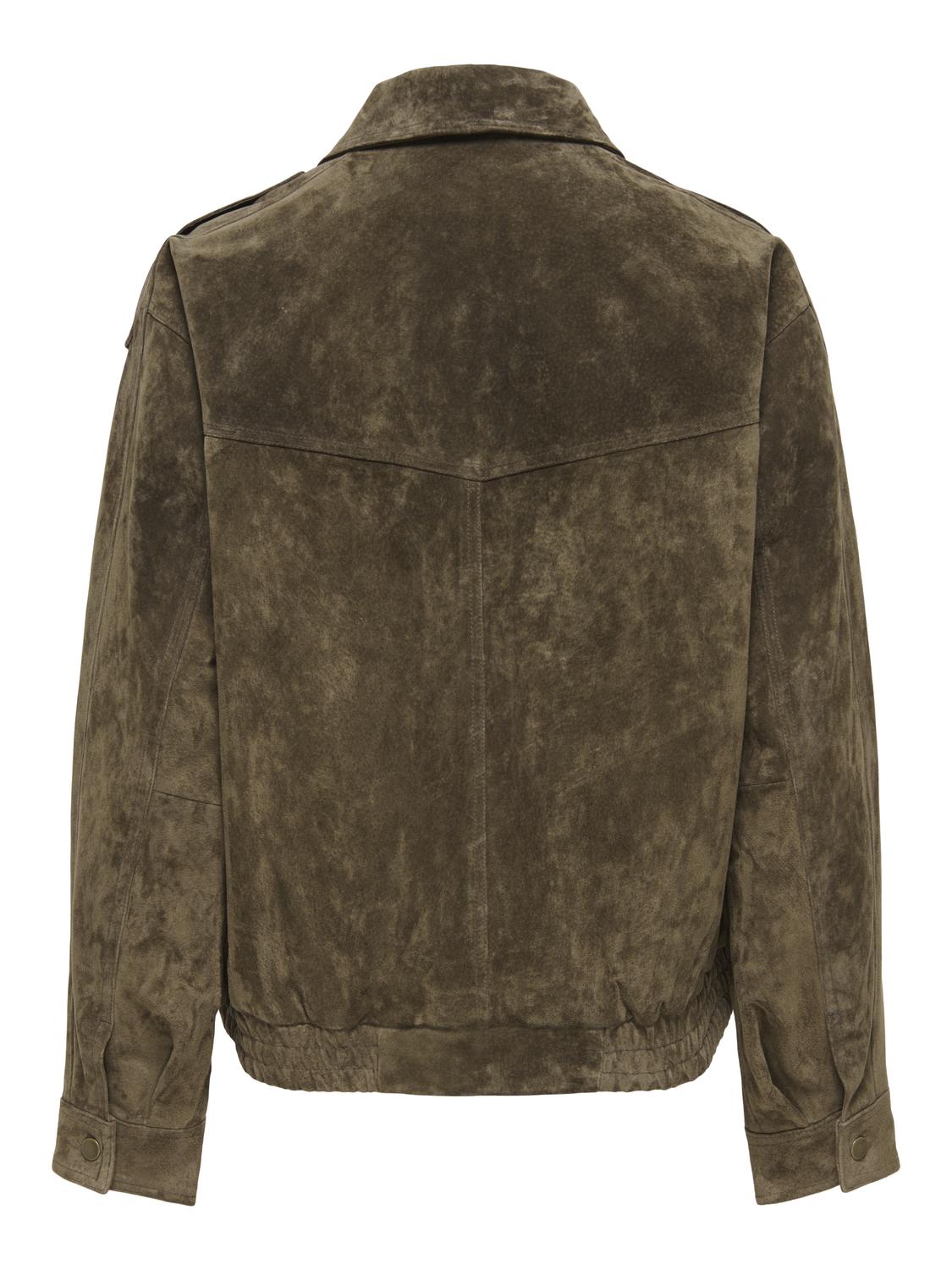 ONLISLA REAL SUEDE BOMBER JACKET OTW - 3