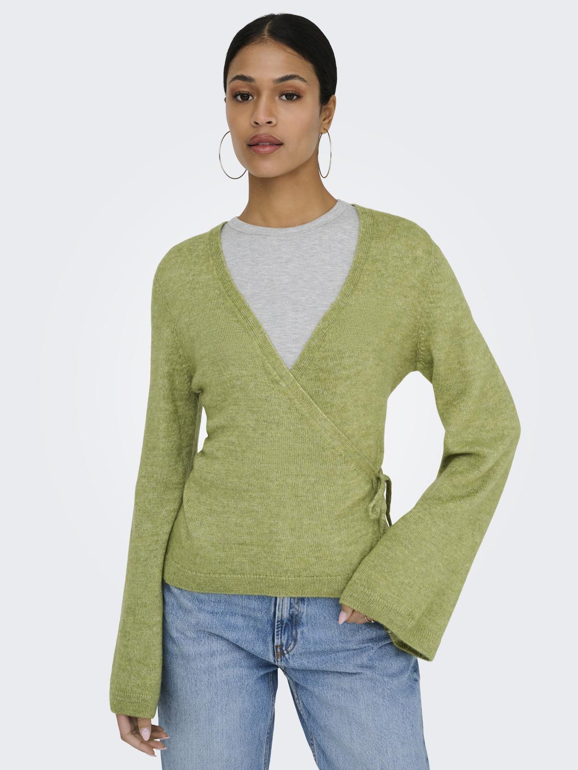 JDYBECKY L/S WRAP CARDIGAN KNT - 5