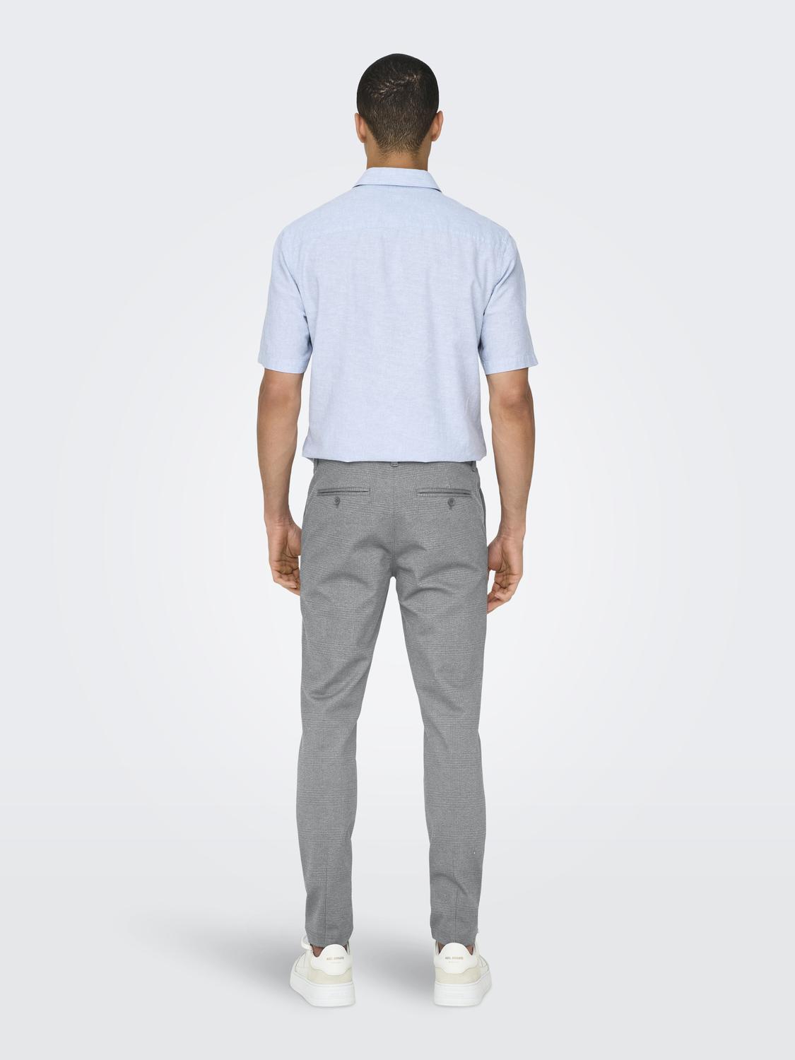 ONSMARK SLIM CHECK 020920 PANT NOOS - 2