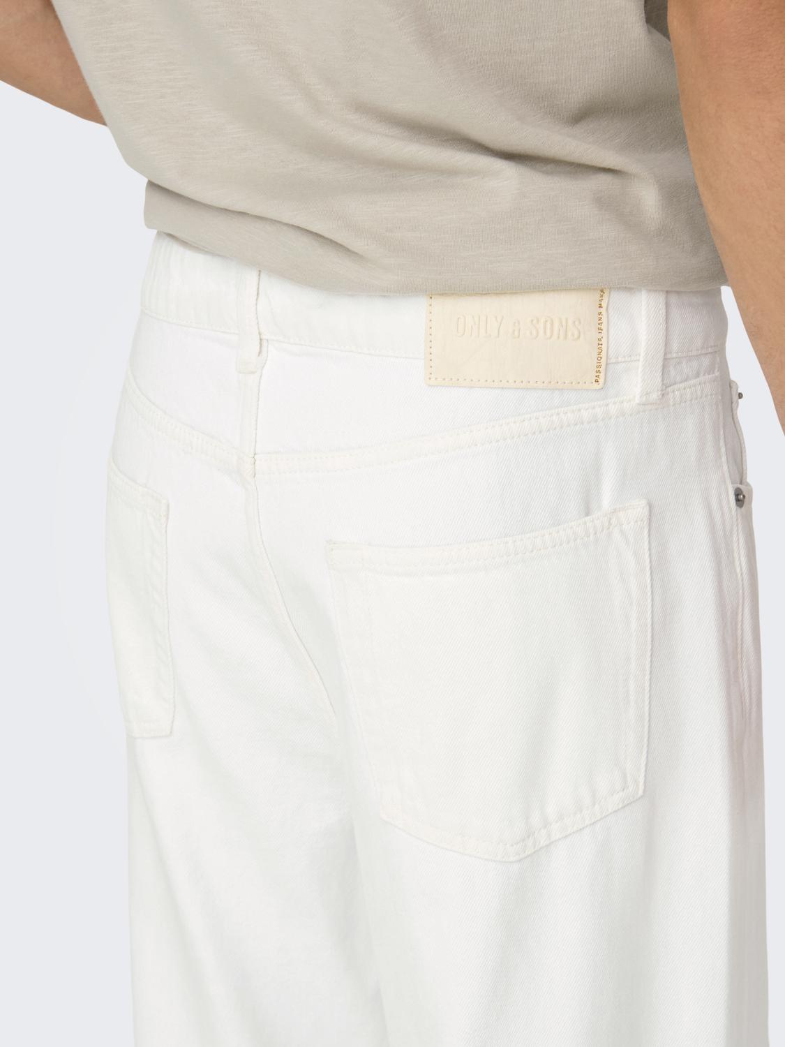 ONSFADE LOOSE WHITE 1661 PIM DNM NOOS