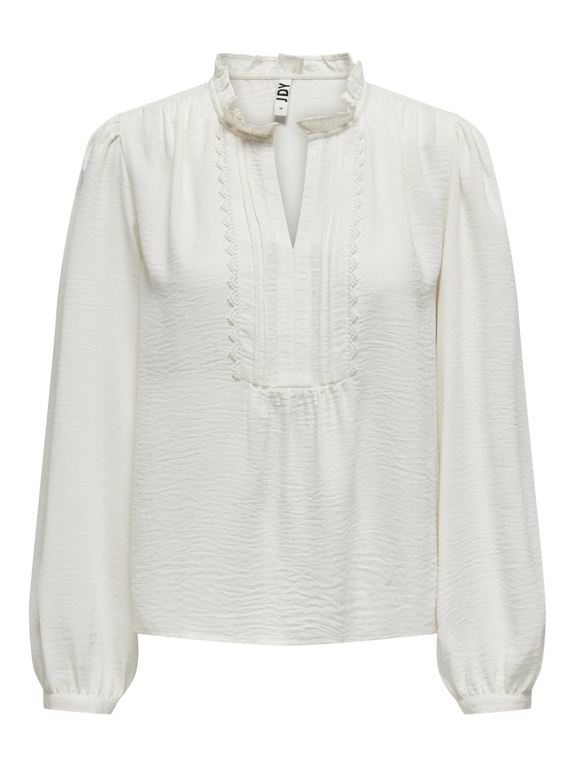 JDYRACHEL LIFE L/S PINTUCK TOP WVN NOOS - 3