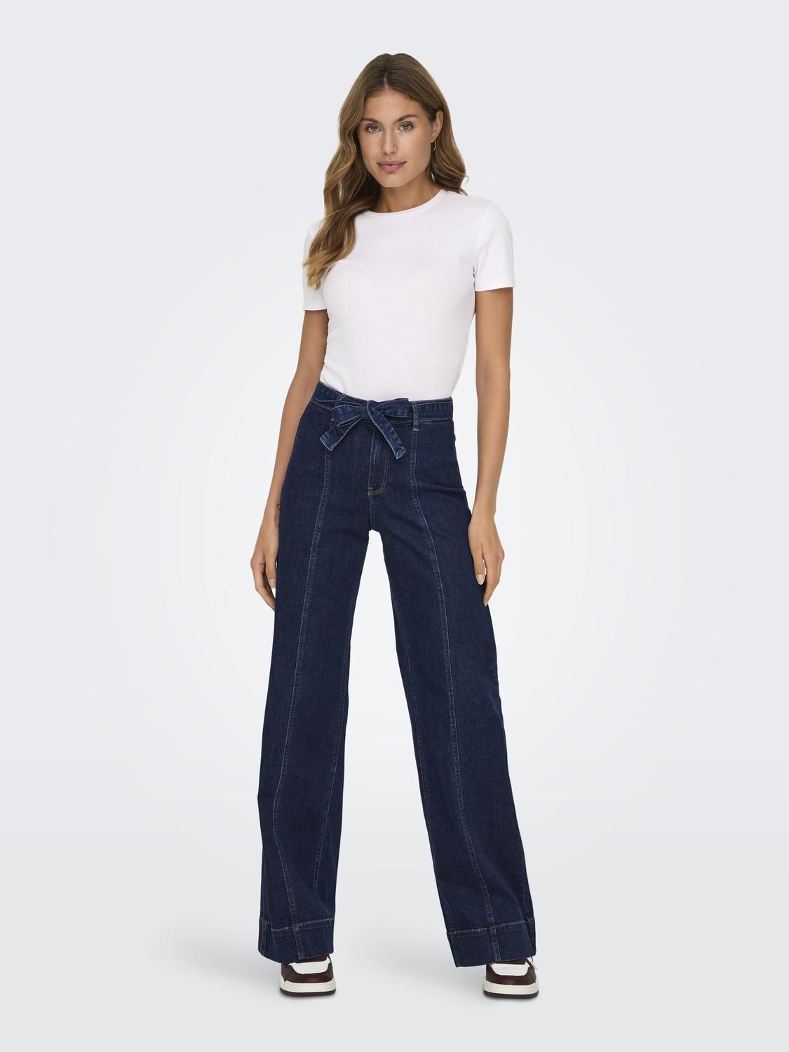 ONLMADISON BLUSH HW WIDE BELT DNM BJ583 - 5