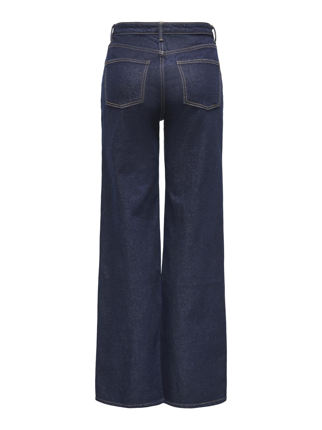 ONLJUICY Jeans med bred pasform og lommer foran og høj talje - 8