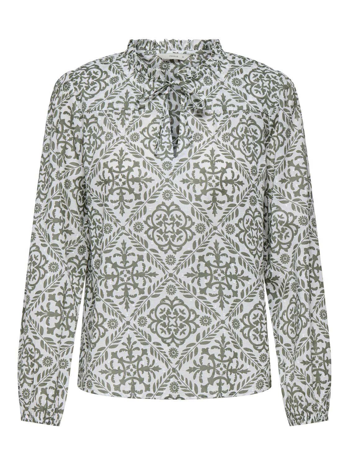 ONLROANNE L/S TOP WVN NOOS