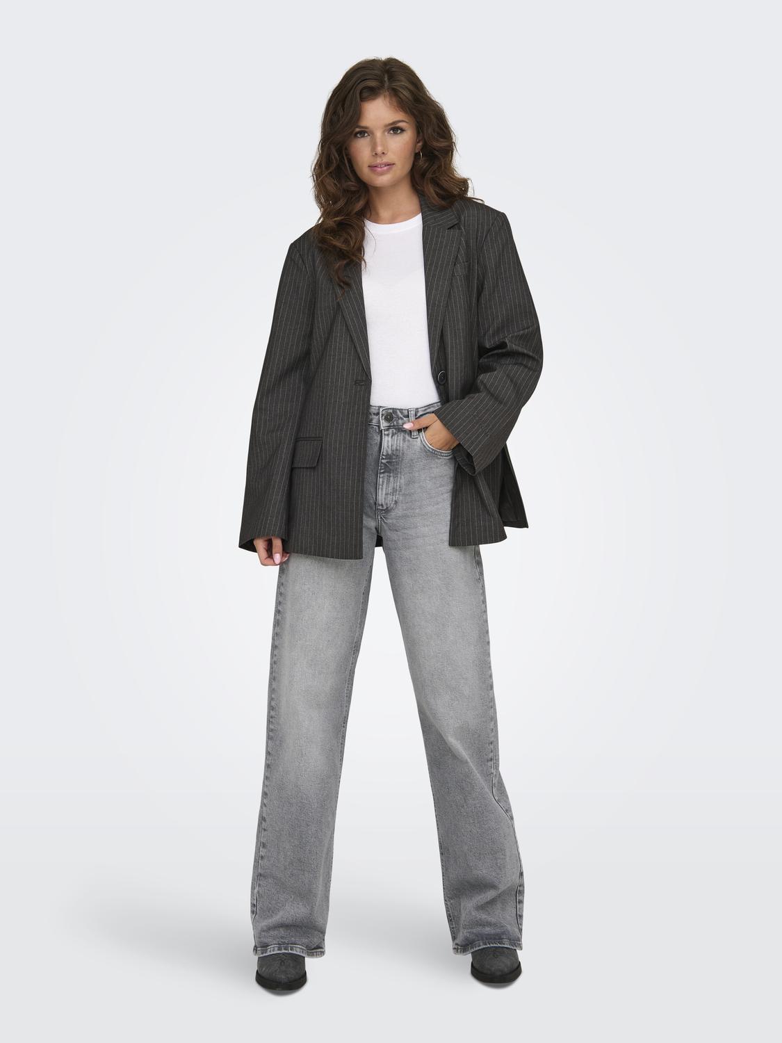 ONLJUICY Jeans med høj talje og bred pasform og møntlomme - 6