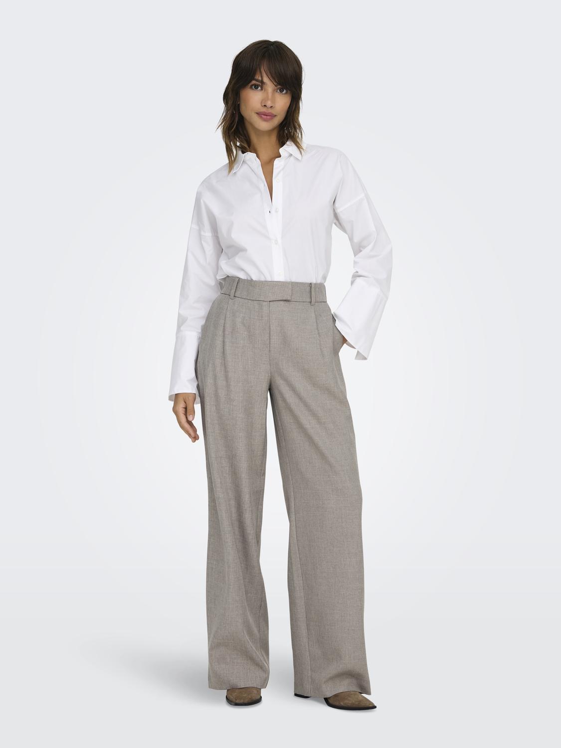 ONLLINDA HW STR MEL PANTS TLR NOOS