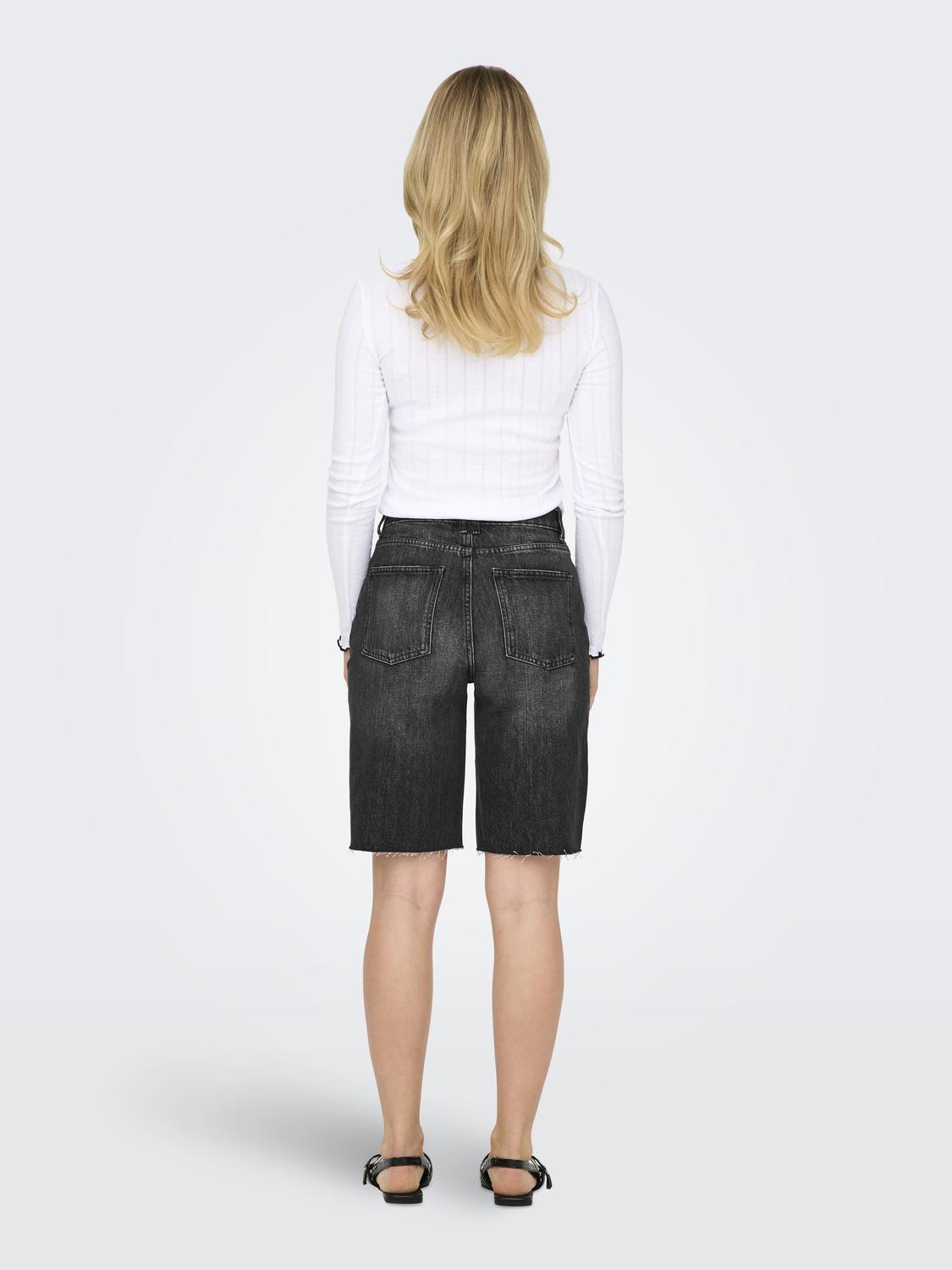 ONLCARO HW LONG RW SHORTS AZG64 DNM