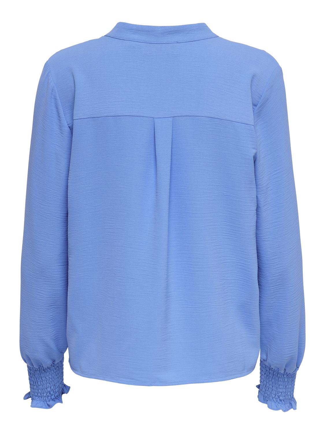 ONLMETTE V-NECK LS SMOCK TOP NOOS WVN - 7
