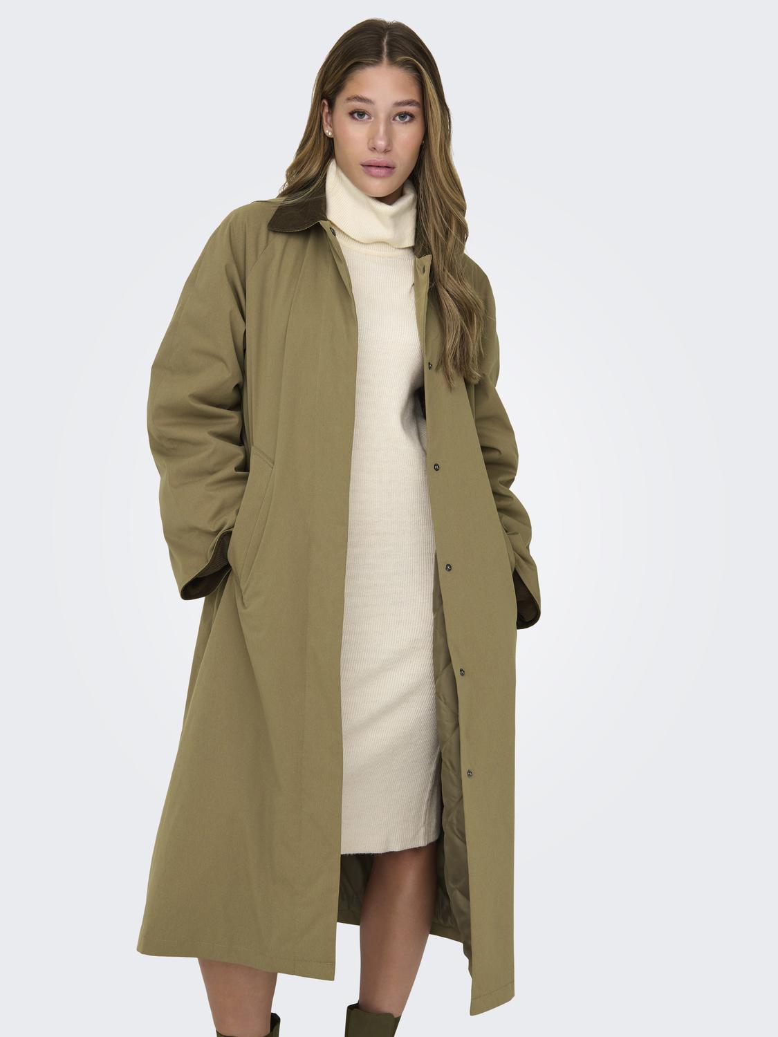 ONLORCHID CORDUROY MIX TRENCHCOAT OTW - 5