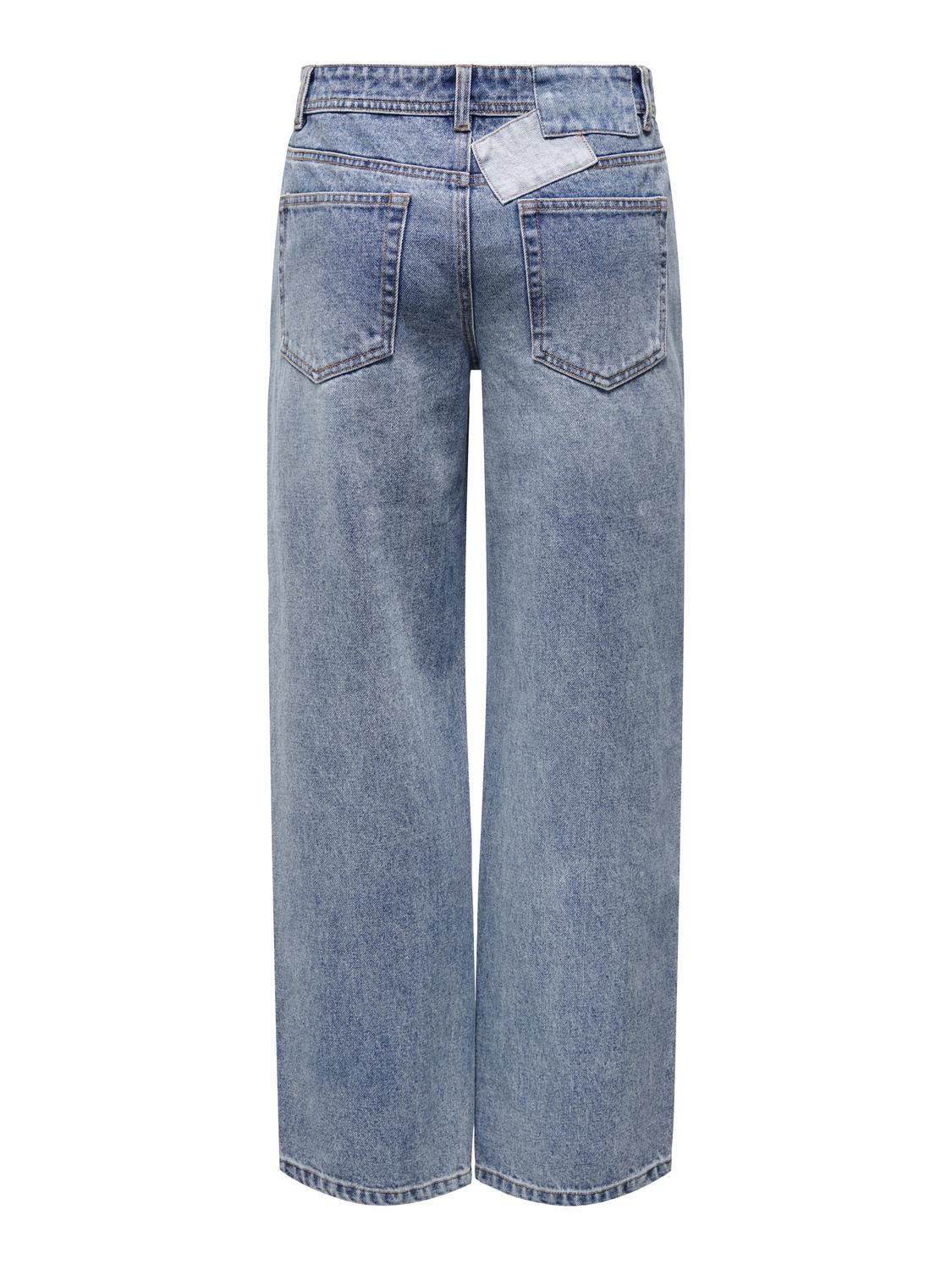 ONLCOLLETTE LW LOOSE STR L ANK PA DNM BJ - 7