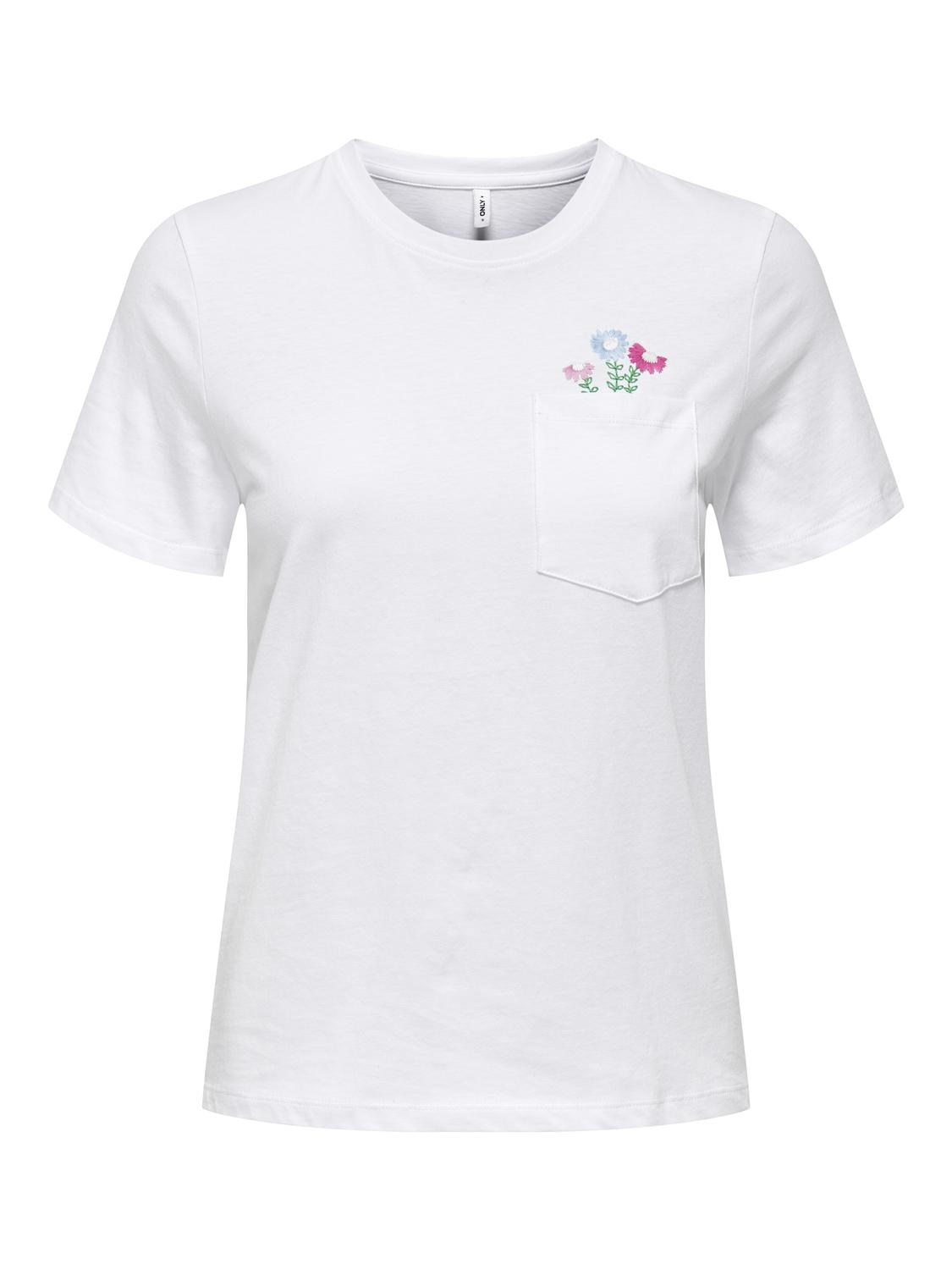 ONLPOLLY REG S/S POCKET TOP BOX JRS