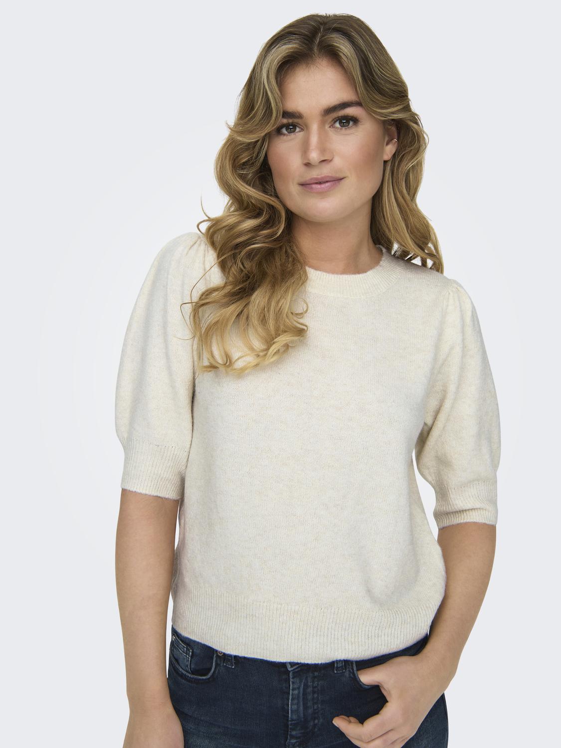ONLRICA Lange ermer Strikket genser med O-halspassform - 4
