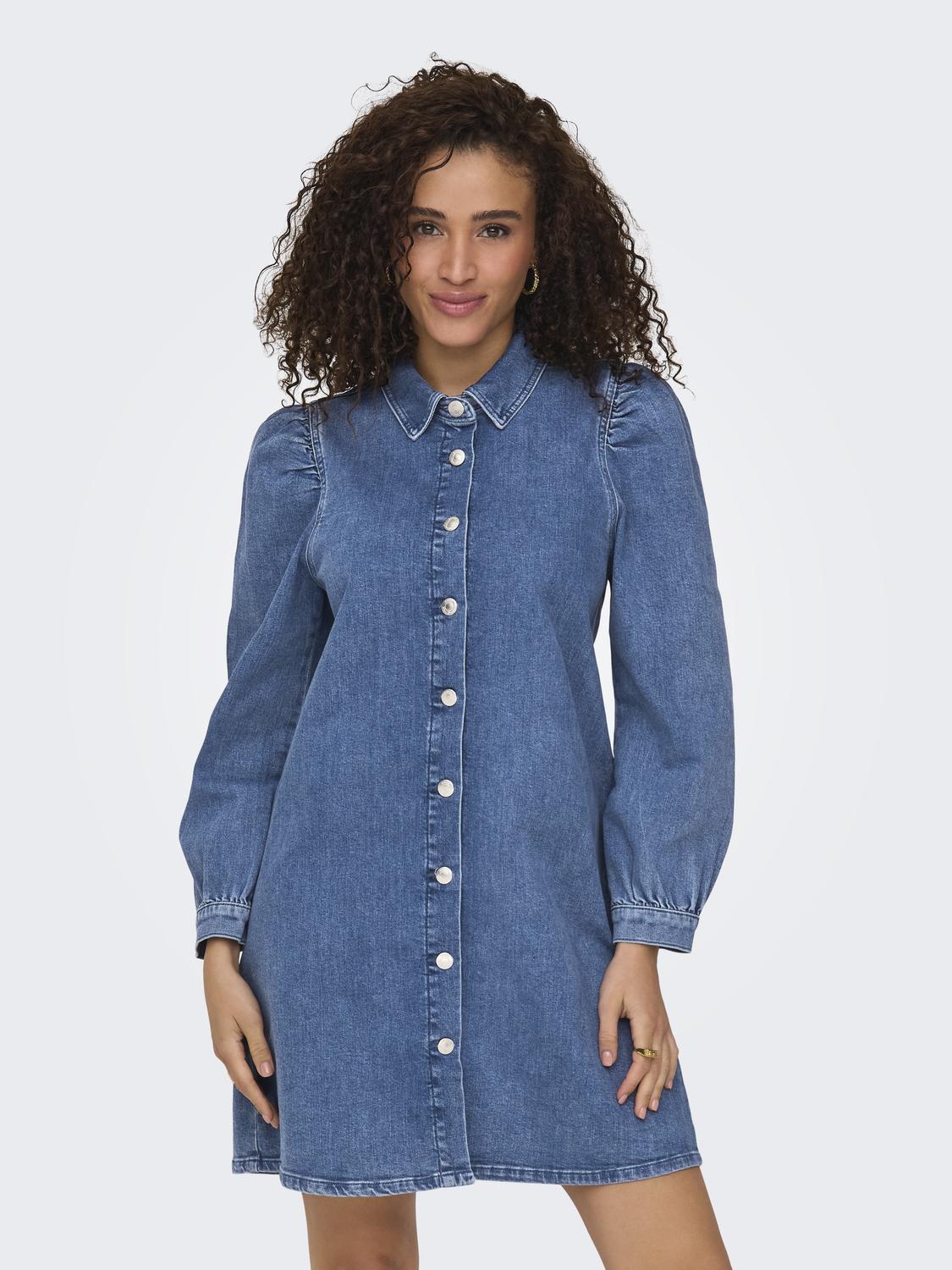 ONLALMA L/S DRESS DNM CRO