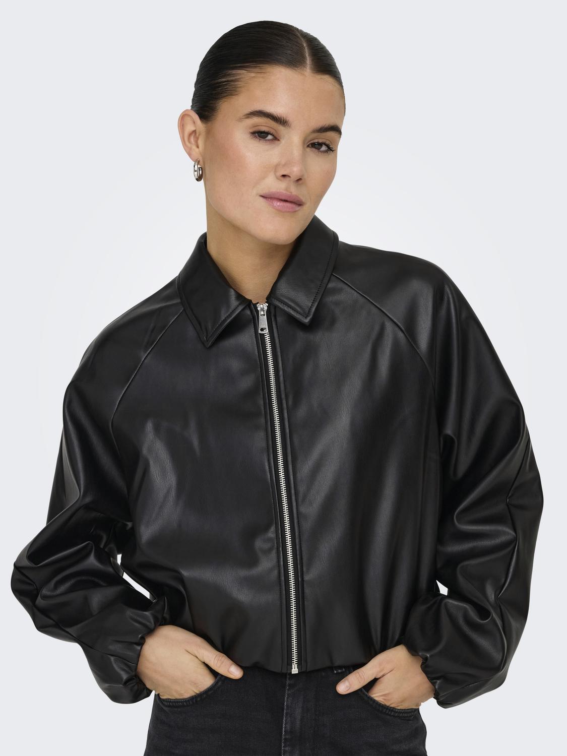 ONLSARAMY FAUX LEATHER BOMBER OTW NOOS - 5