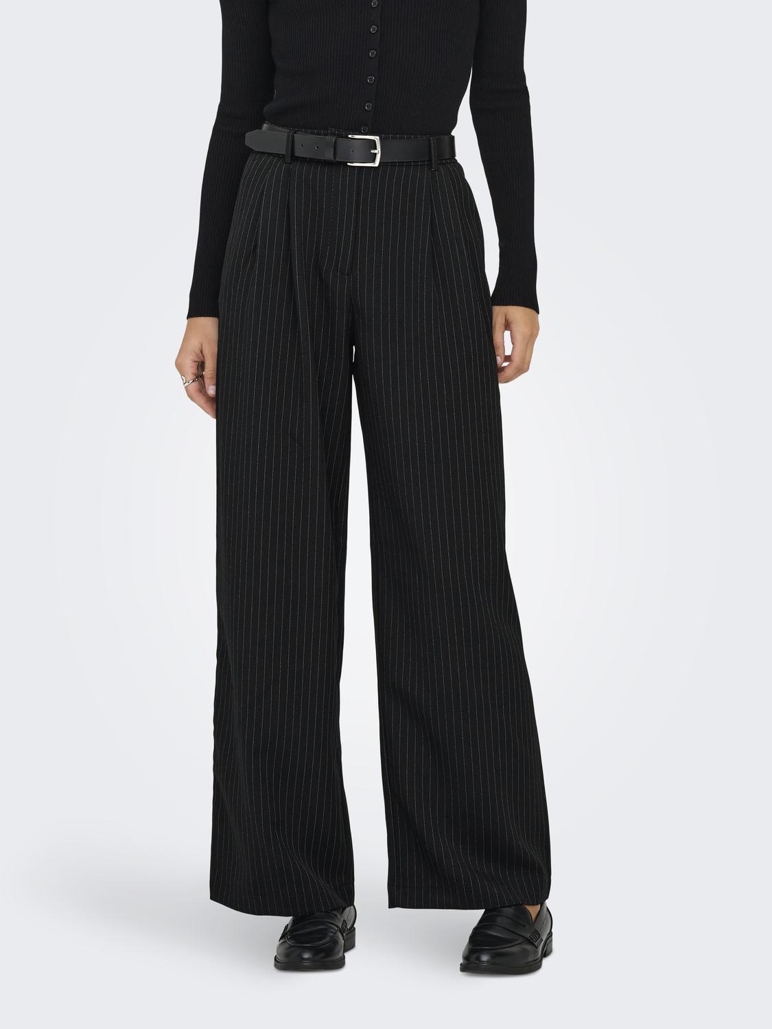 ONLREINA HW PLEAT STR PINS PANT TLR NOOS