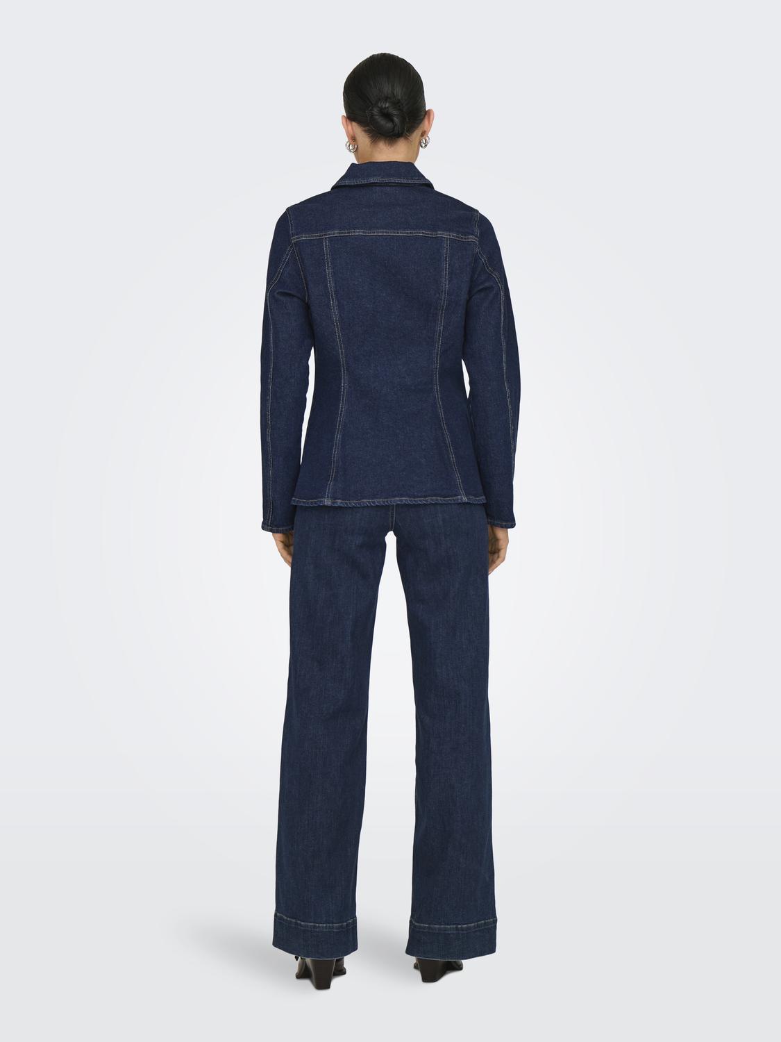 ONLELLE L/S FITTED DNM JACKET GUA - 2