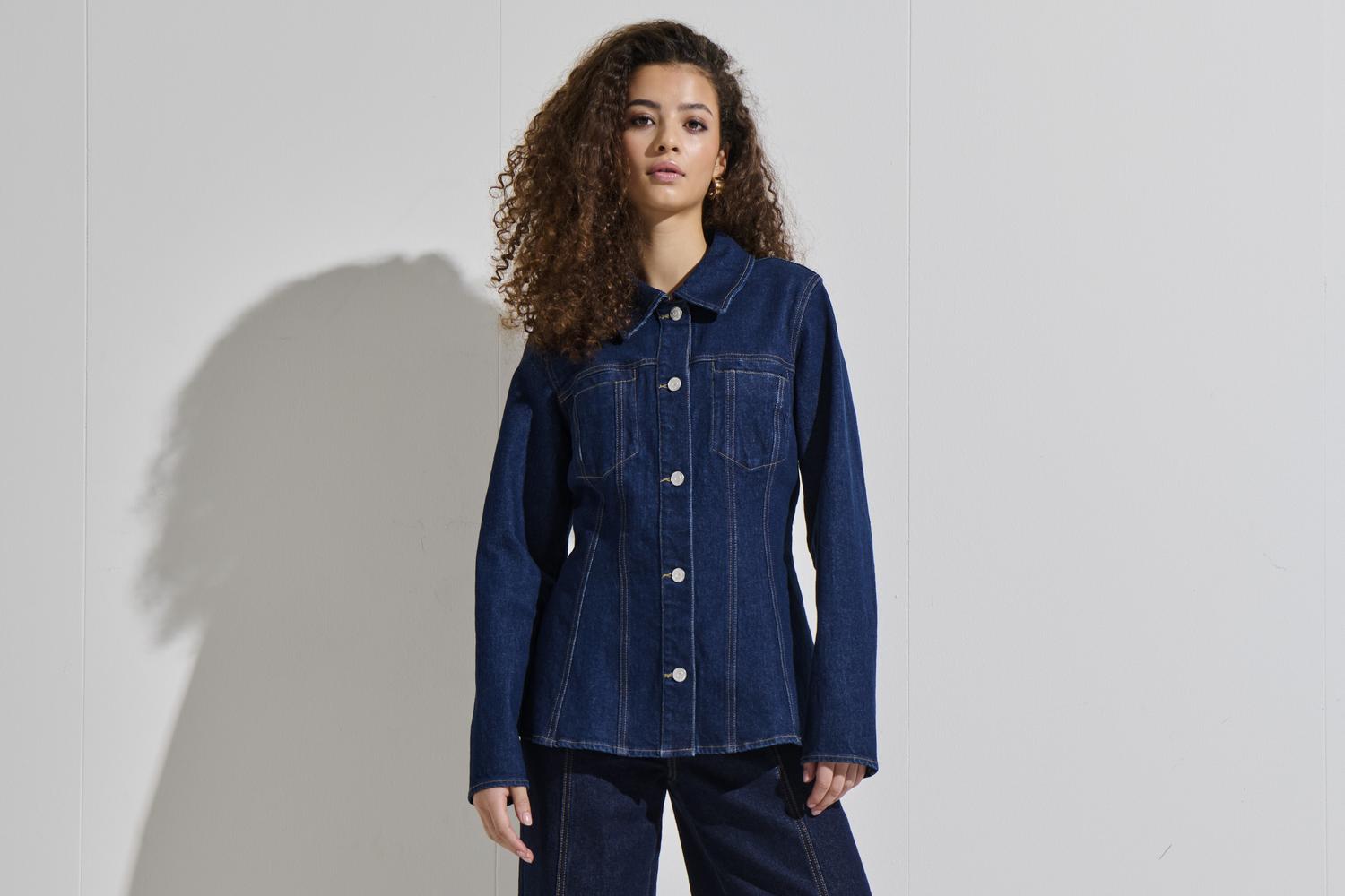 ONLELLE L/S FITTED DNM JACKET GUA - 9