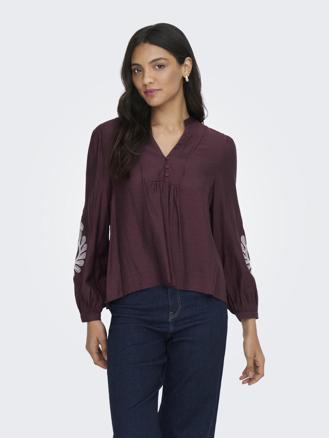 ONLKANA Regular Fit Top mit Knopfdetail für den Alltag