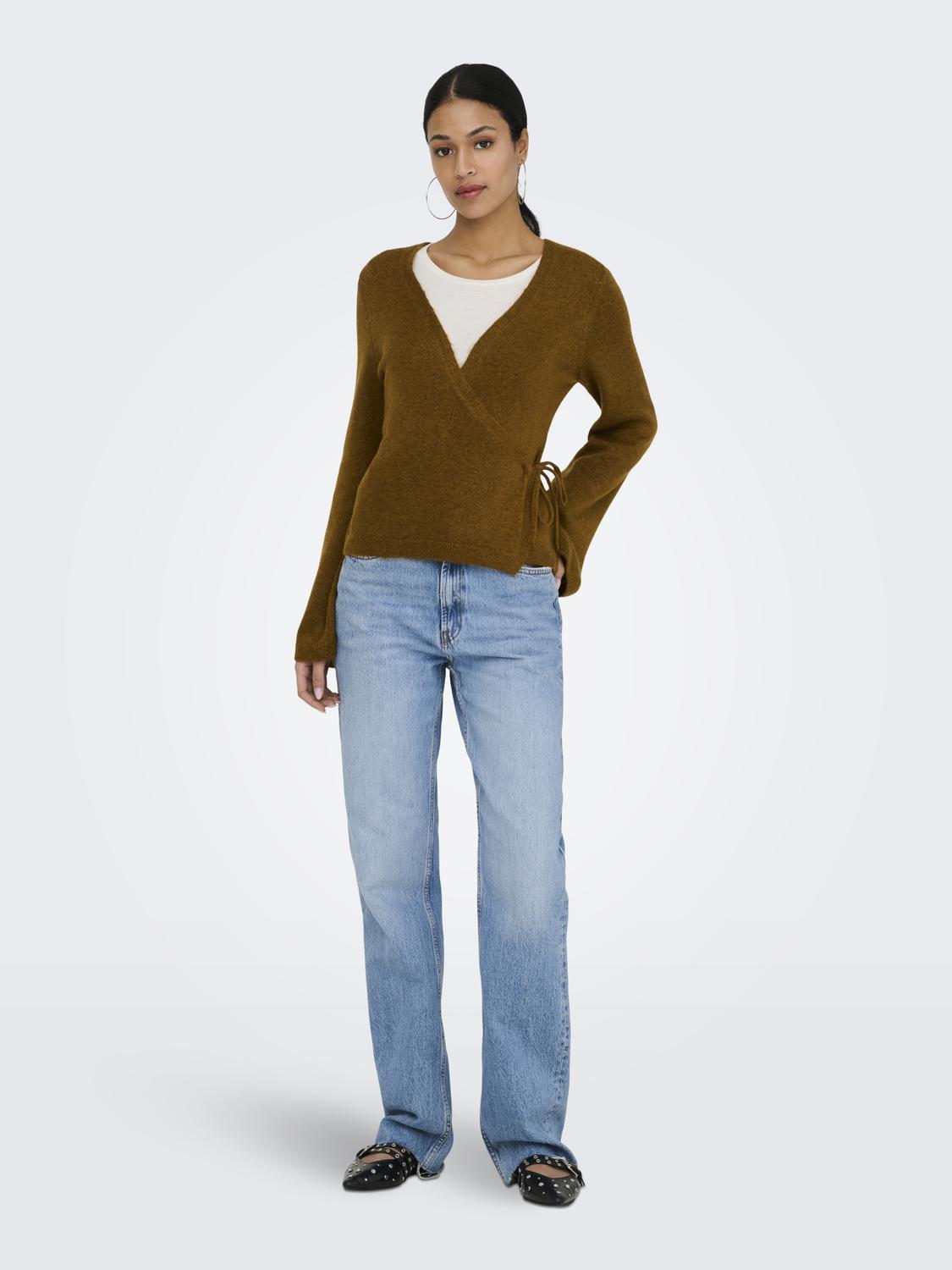 JDYBECKY L/S WRAP CARDIGAN KNT - 6