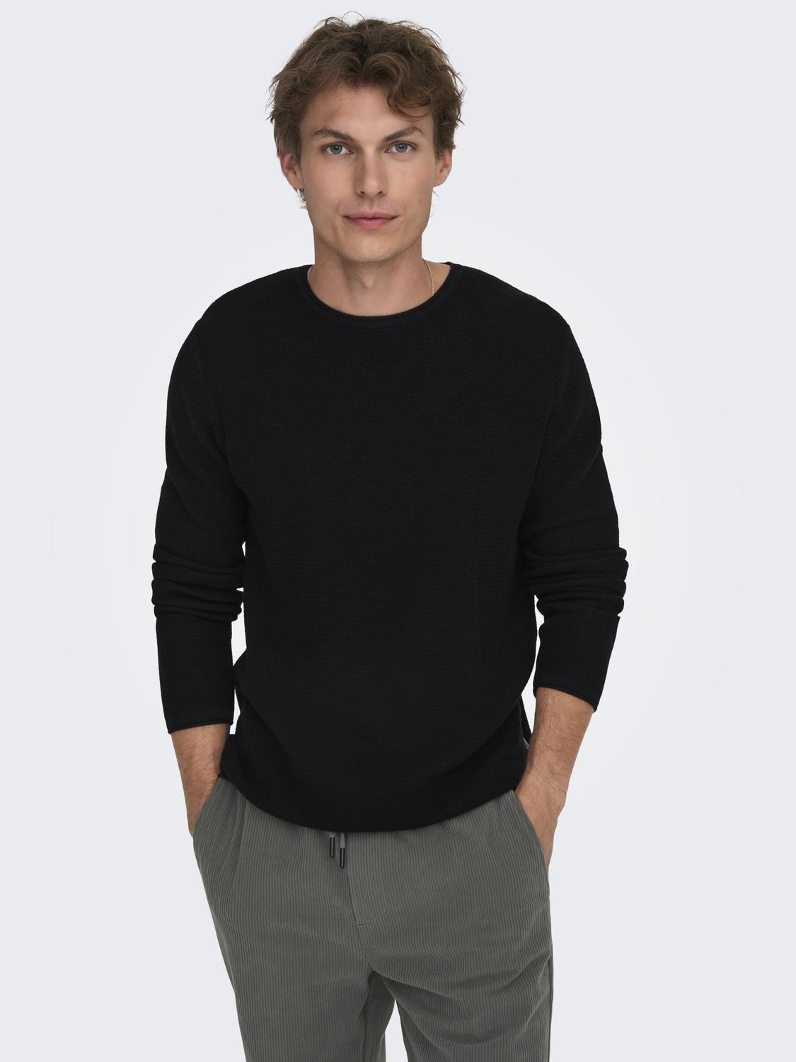 ONSERIC REG 12 STRUC CREW KNIT NOOS - 5