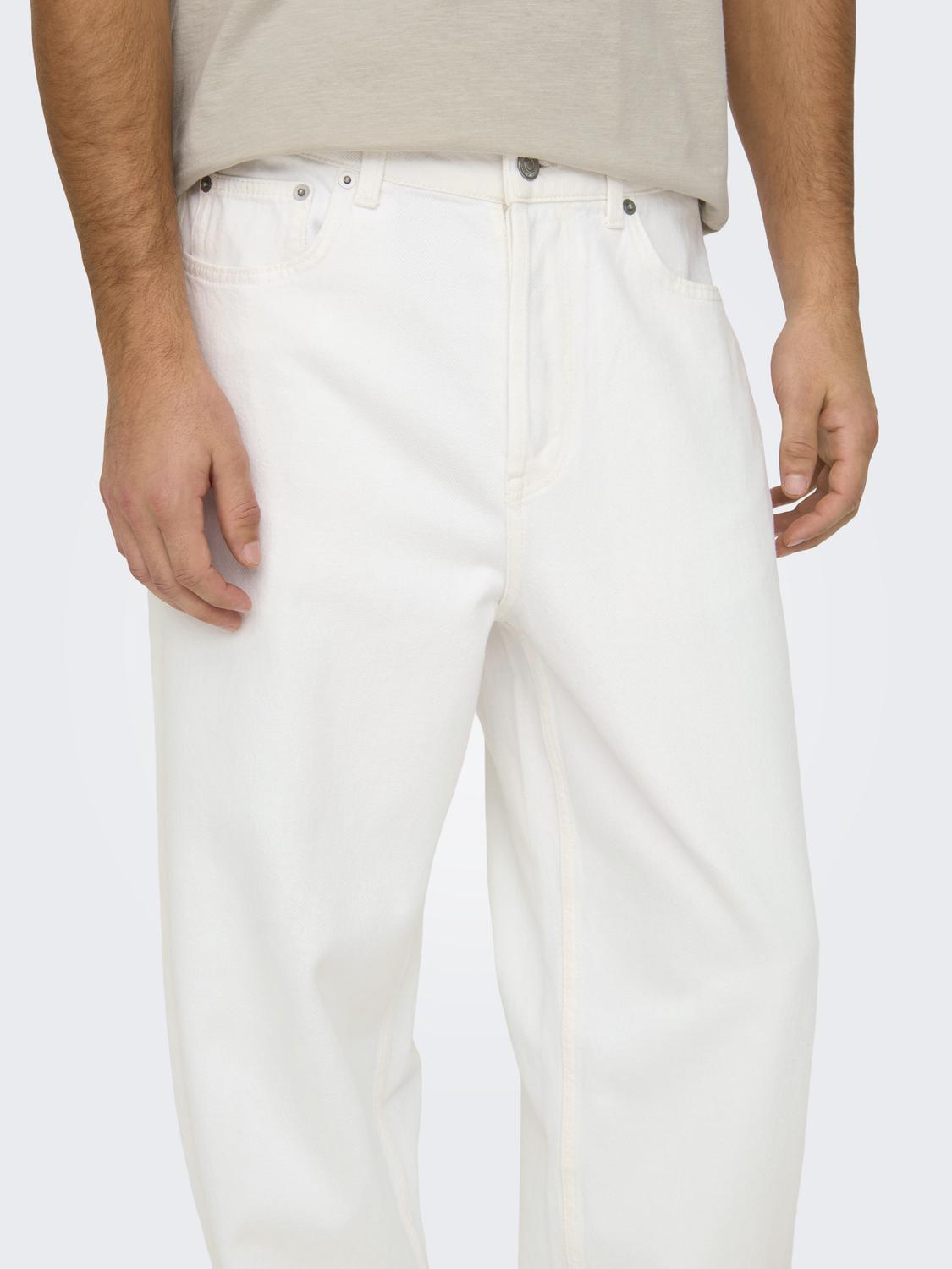 ONSFADE LOOSE WHITE 1661 PIM DNM NOOS