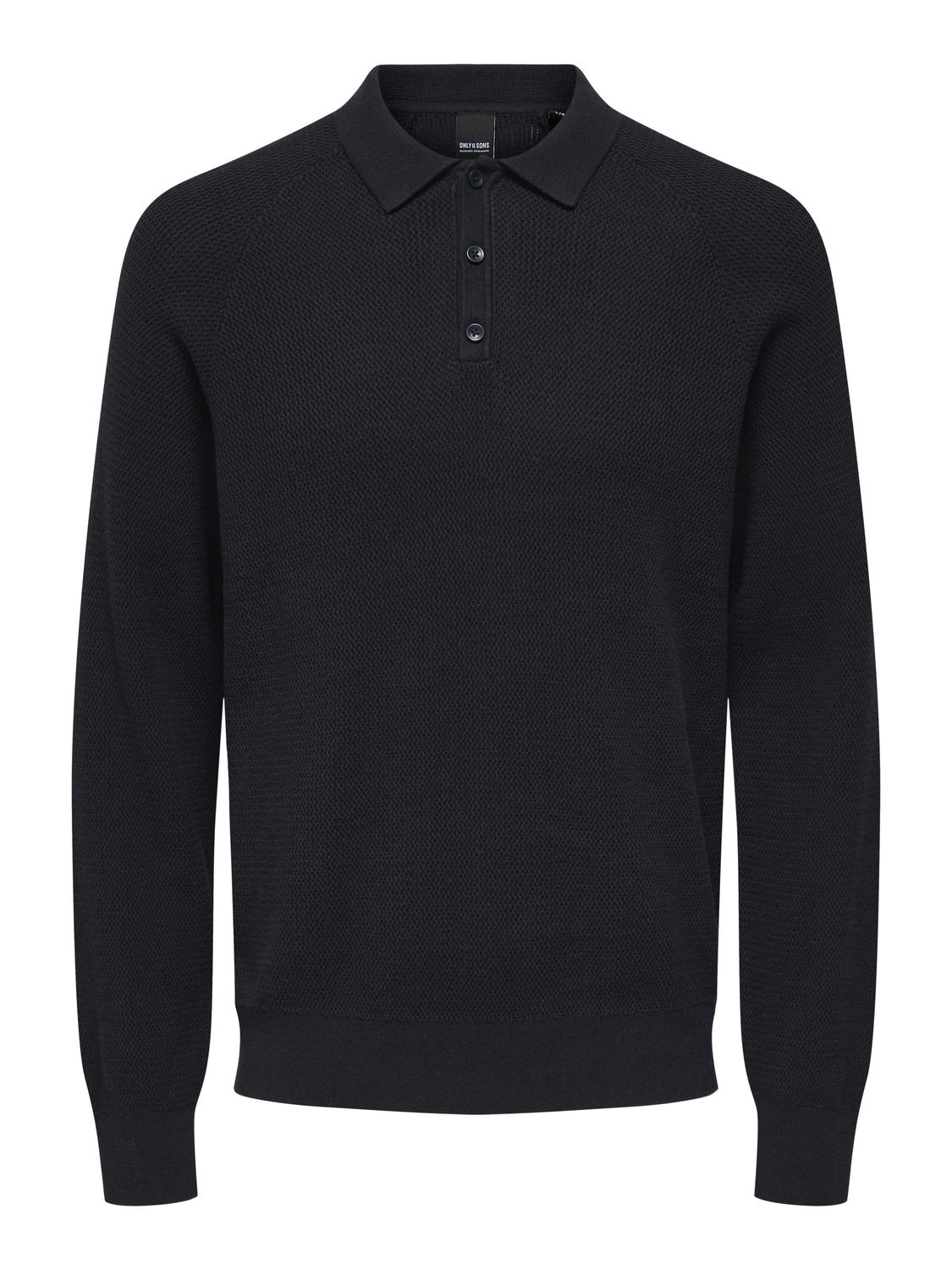 ONSJAMES Strikket pullover med lange ærmer og regular fit