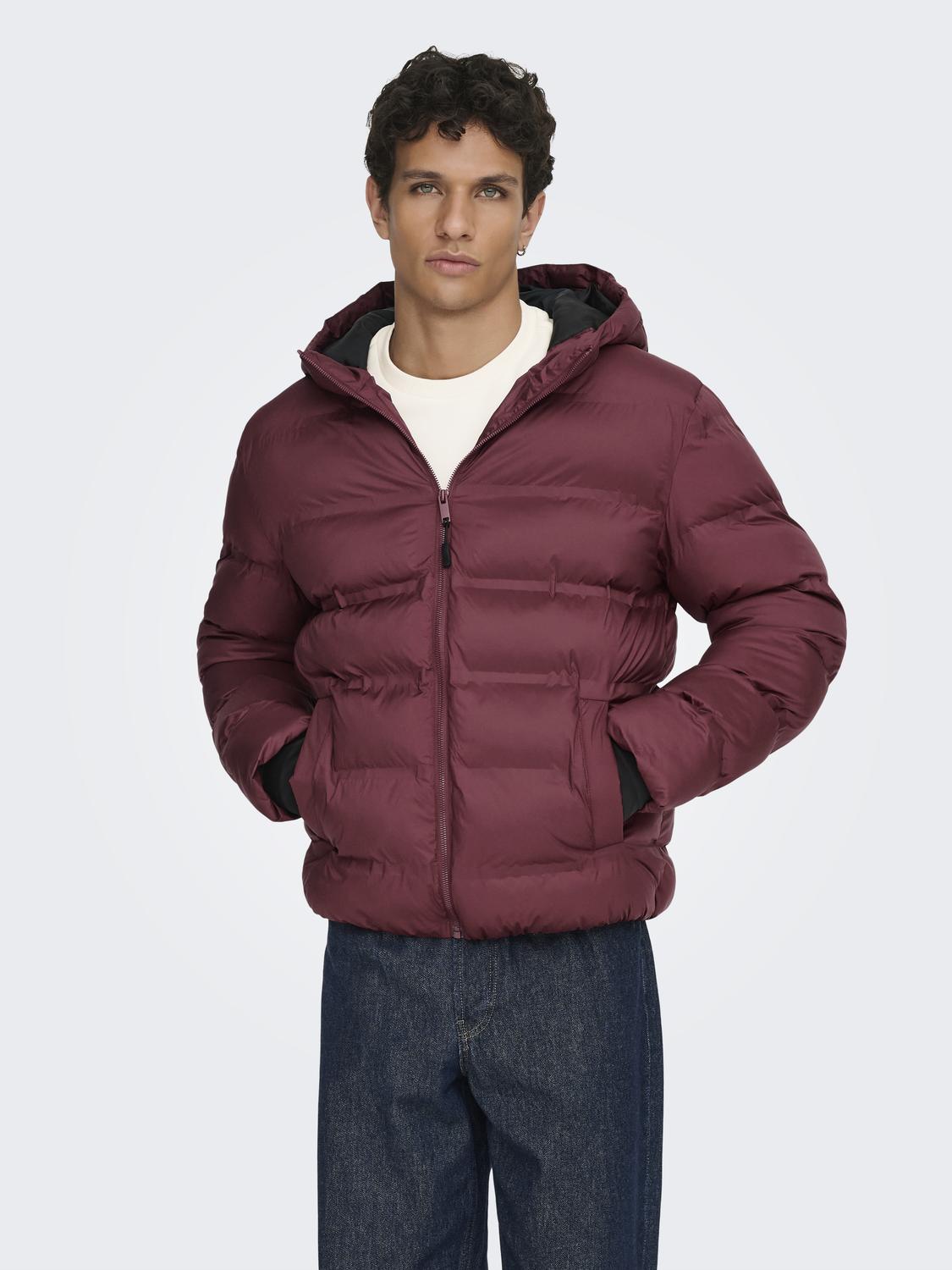ONSUNION SEAMLES LIFE HOOD PUFFER JACKET