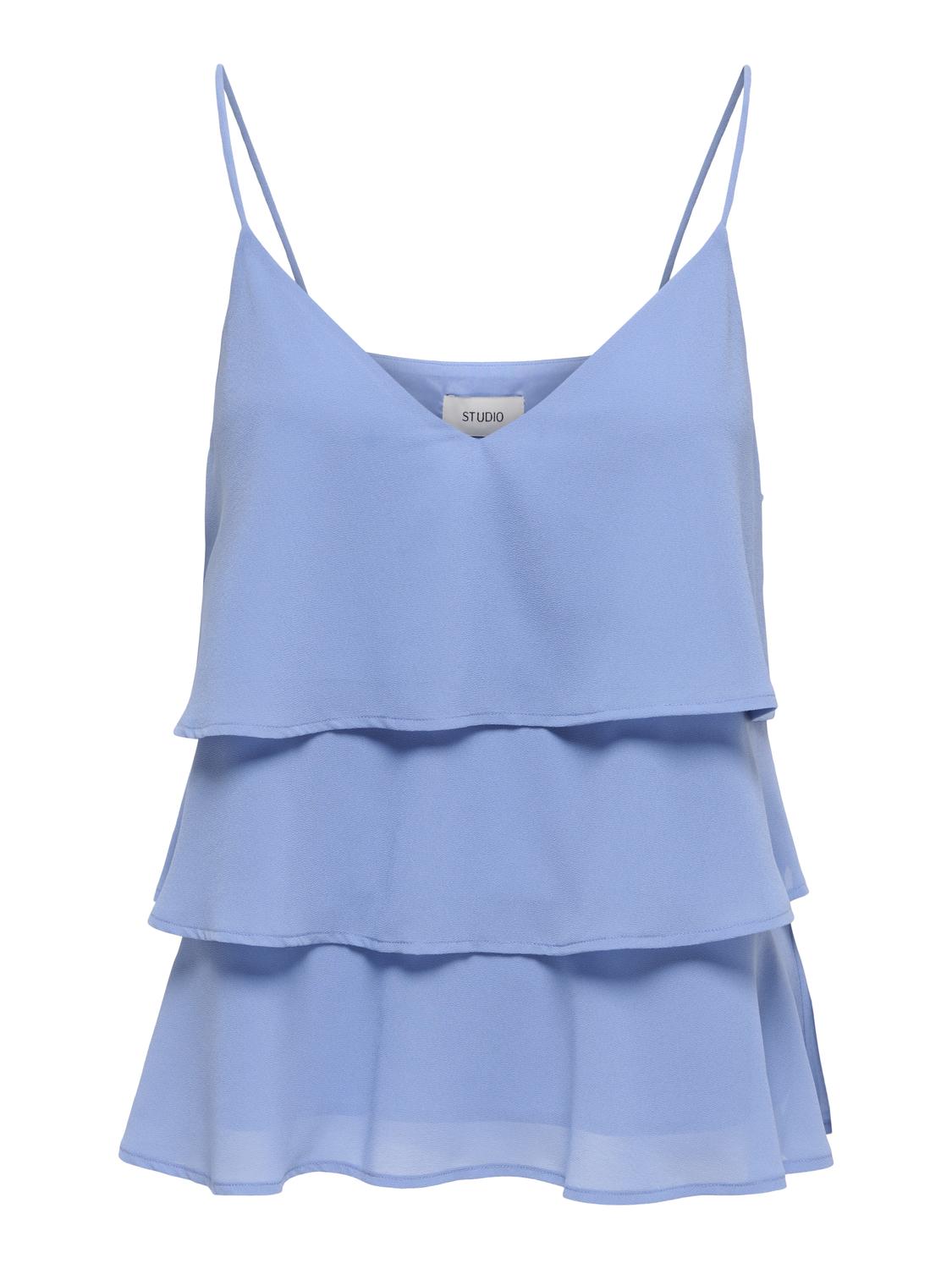 STUADRIENNE S/L LAYERED TOP WVN