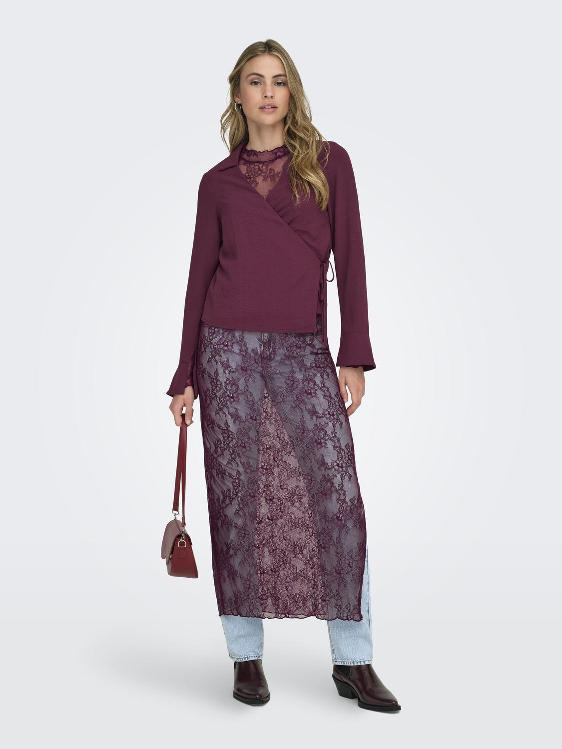 ONLLULU L/S LACE DRESS JRS