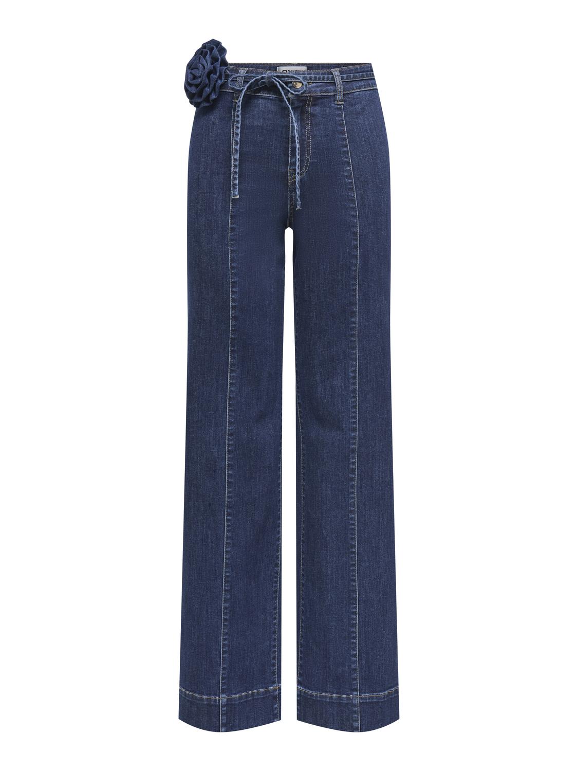 ONLMADISON HW WIDE ROSE BELT DNM GUA - 3