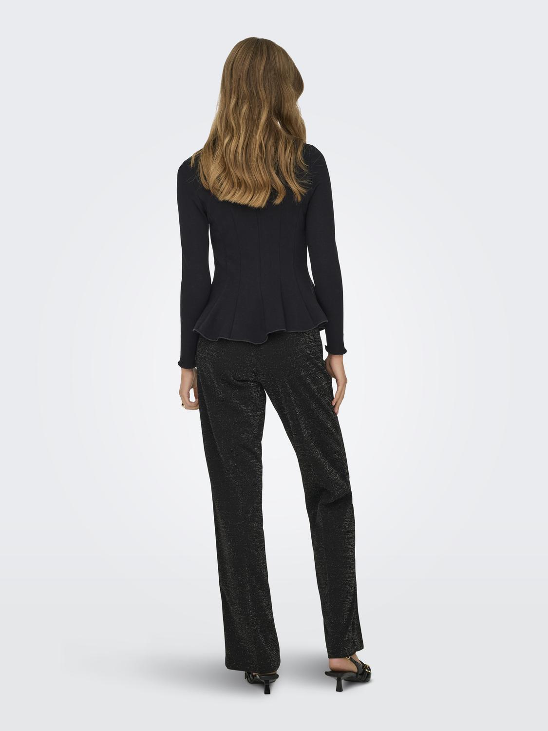 ONLKENYA L/S PEPLUM TOP JRS - 2