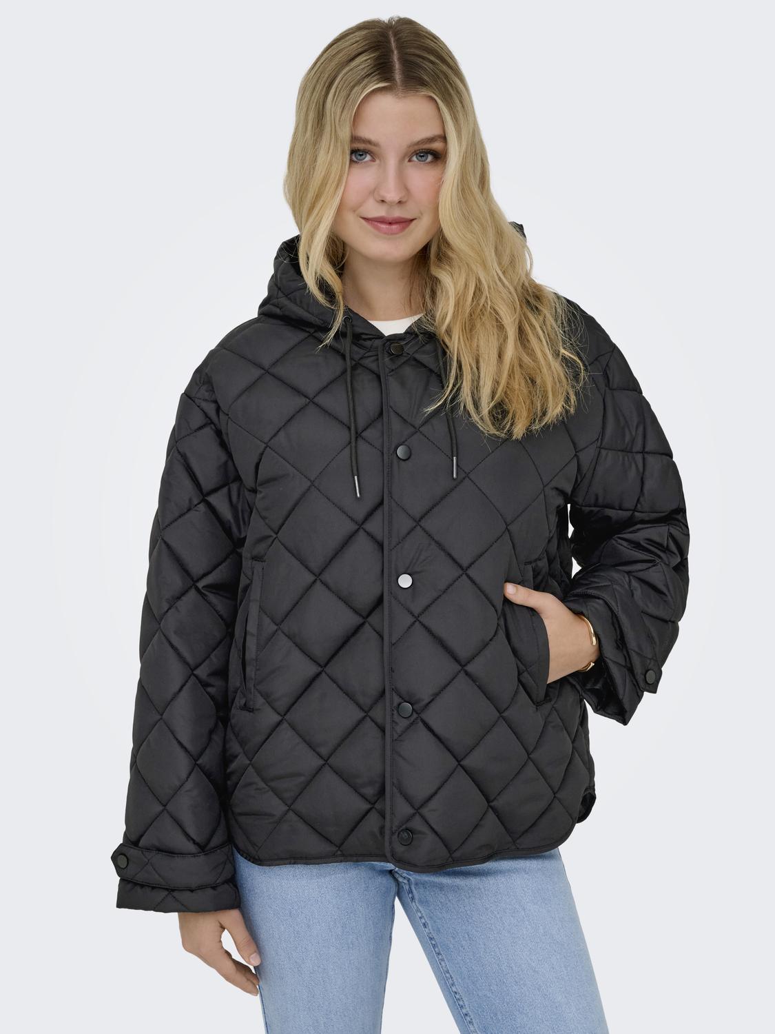 ONLJULIET QUILTED HOOD JACKET OTW - 4