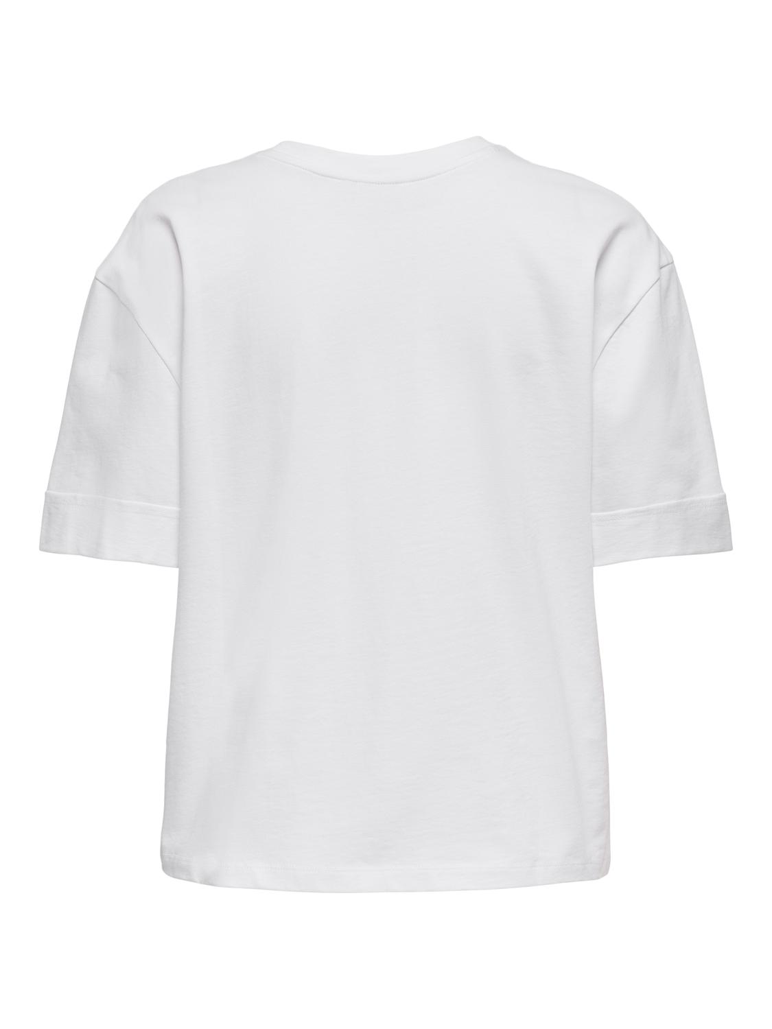 PGBEA Dames O-Hals Basic Top met Korte Mouwen - 2