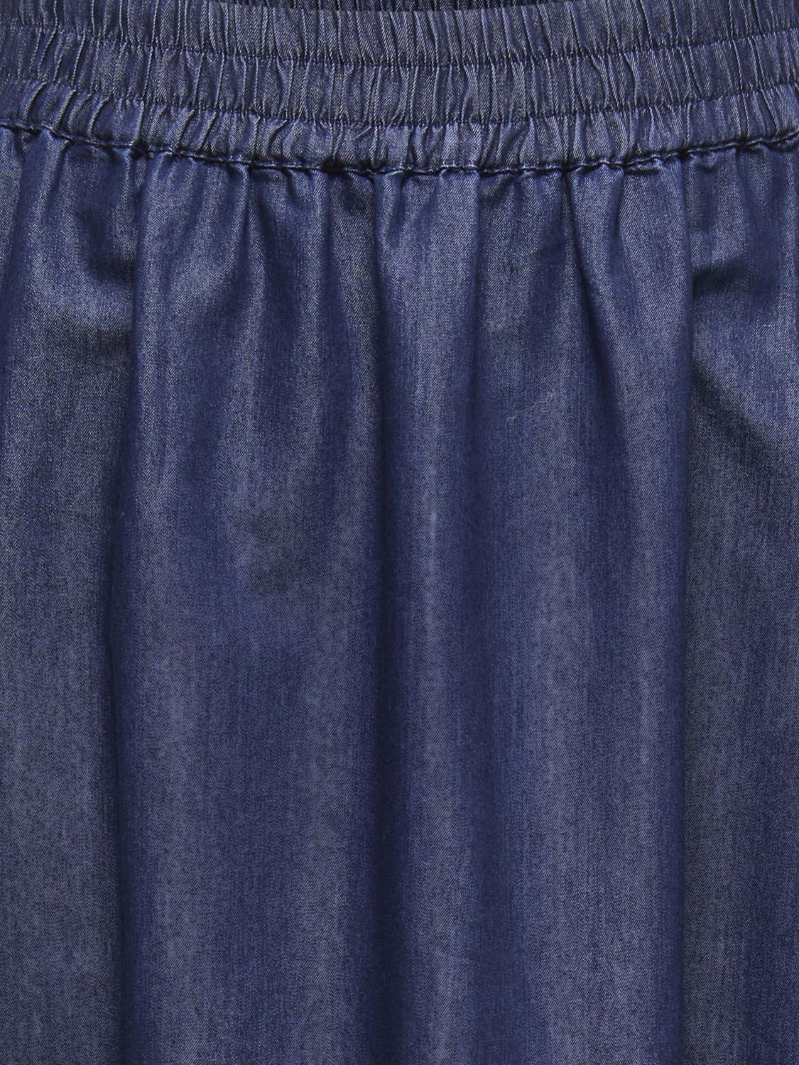 PGRIVER Elegante denim rok met elastische tailleband - 2