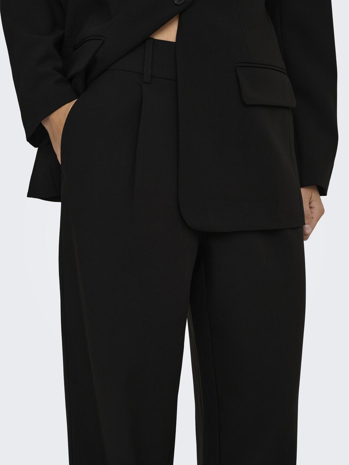 ONLLINDA-RAVEN HW STR PANTS TLR - 4