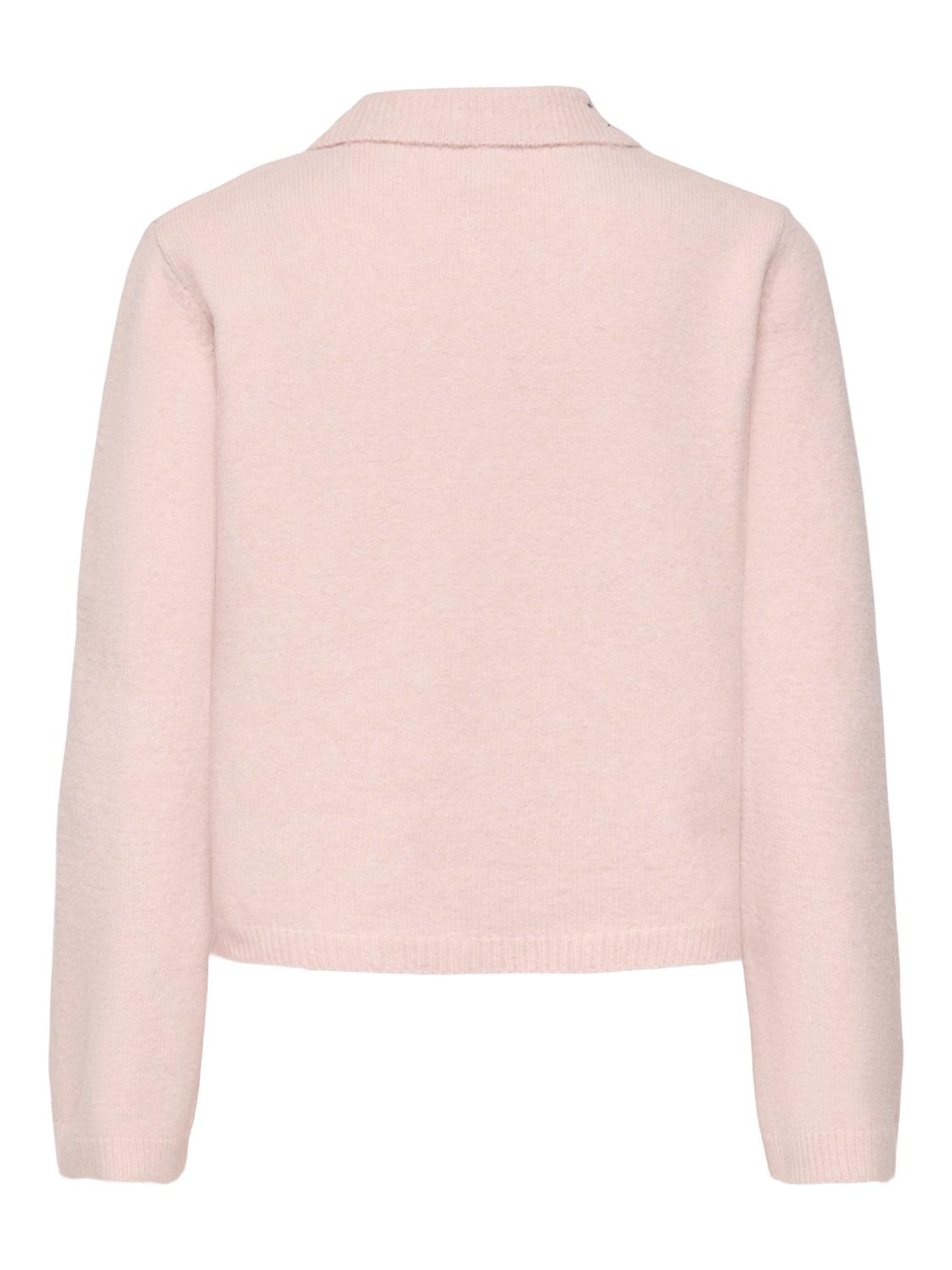 ONLSHERI LS EMB COLLAR CARDI EX KNT - 3