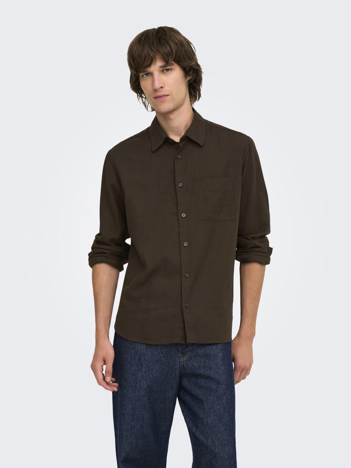 ONSMARS REG FIT LS SHIRT NOOS