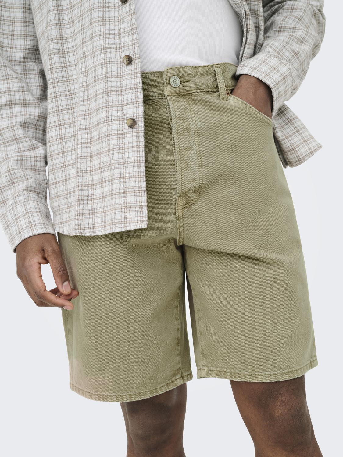 ONSEDGE SAND 7981 TAI DNM SHORTS NOOS - 5