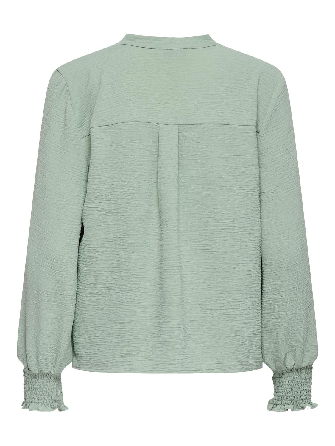 ONLMETTE V-NECK LS SMOCK TOP NOOS WVN - 7